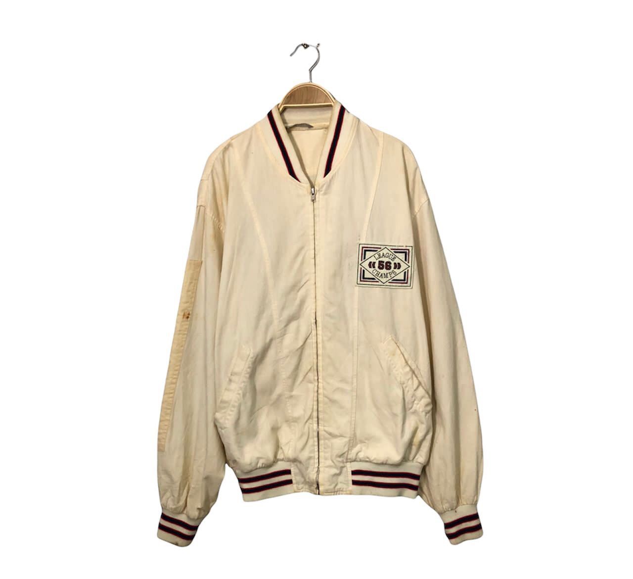 Japanese Brand Vintage Crest Zipper Ups Spell Out Big Logo Jacket Size US XL / EU 56 / 4 - 2 Thumbnail