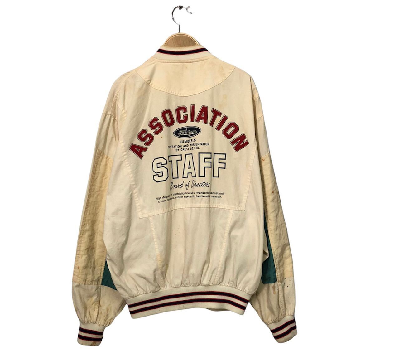 Japanese Brand Vintage Crest Zipper Ups Spell Out Big Logo Jacket Size US XL / EU 56 / 4 - 6 Thumbnail