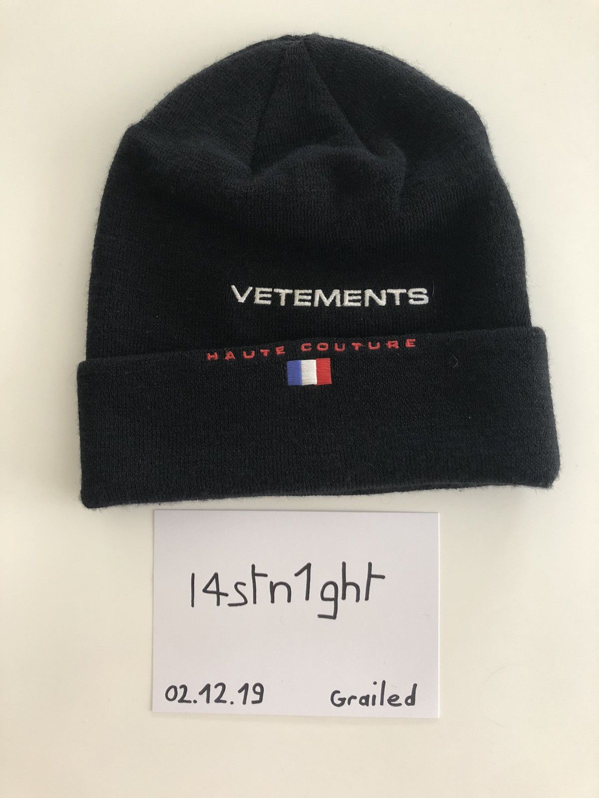 Vetements reebok beanie sales