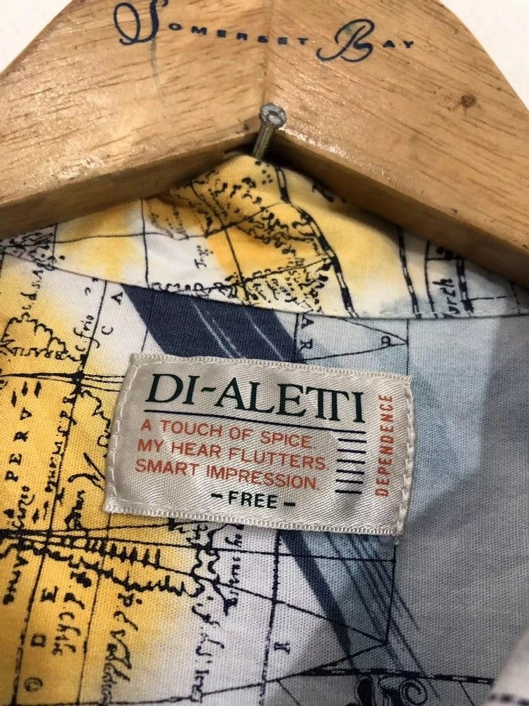 Vintage Vintage Map Motive Hawaiian Aloha Design Shirt Size US L / EU 52-54 / 3 - 6 Thumbnail