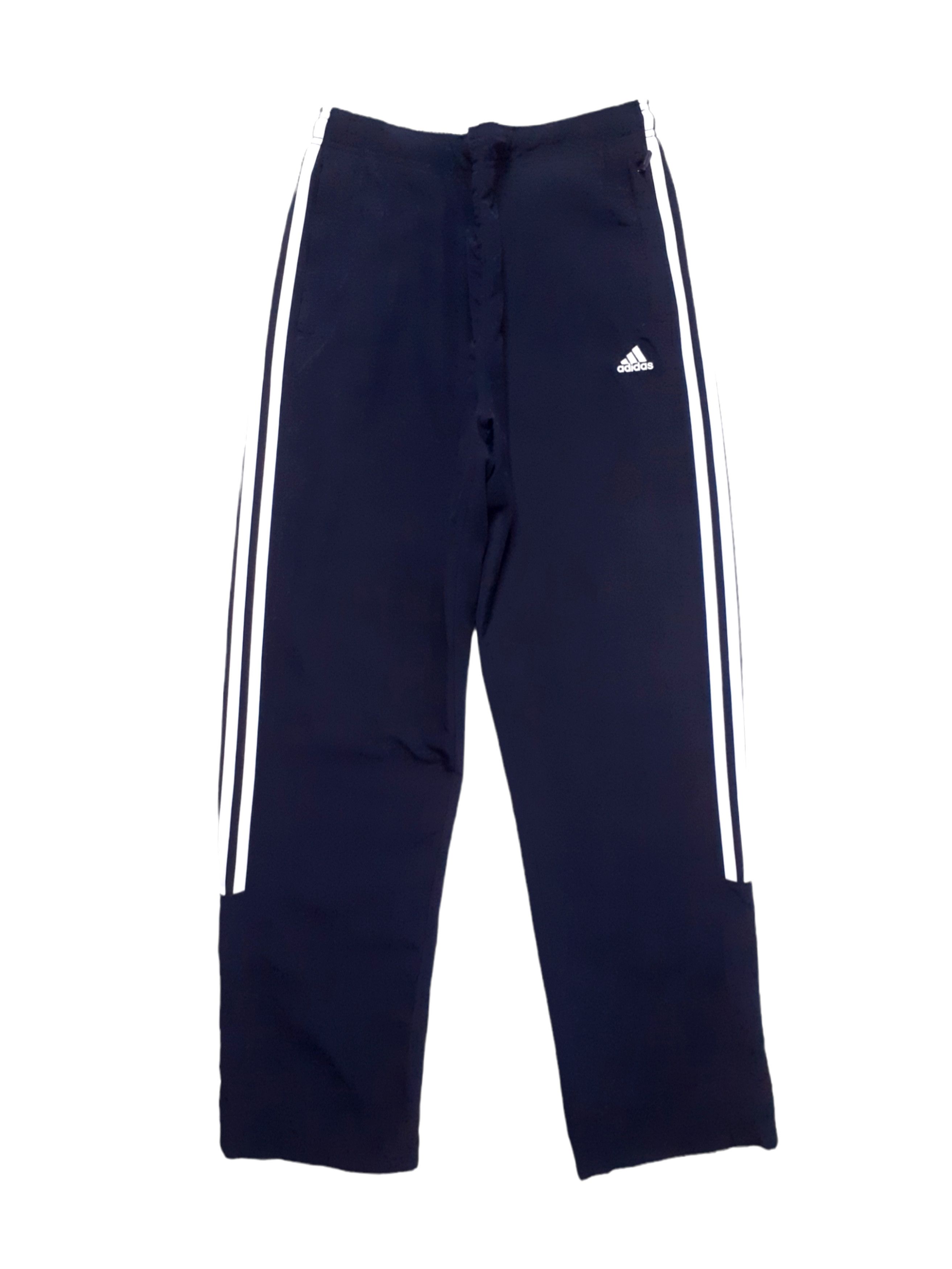 Adidas × Vintage 💎 Vintage 90's Adidas 3 Stripes Black / Navy Trackpants Size US 32 / EU 48 - 1 Thumbnail