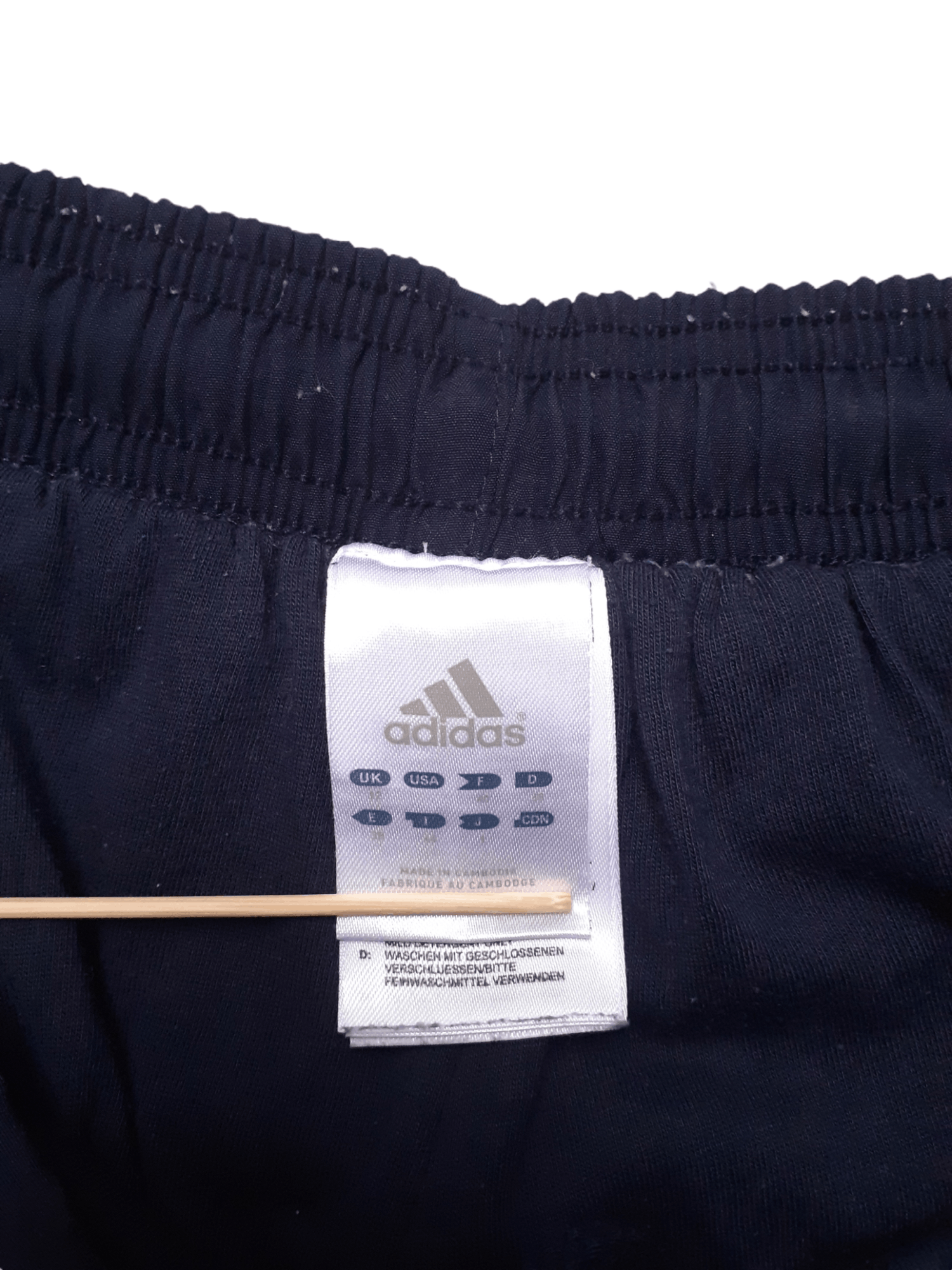 Adidas × Vintage 💎 Vintage 90's Adidas 3 Stripes Black / Navy Trackpants Size US 32 / EU 48 - 4 Thumbnail
