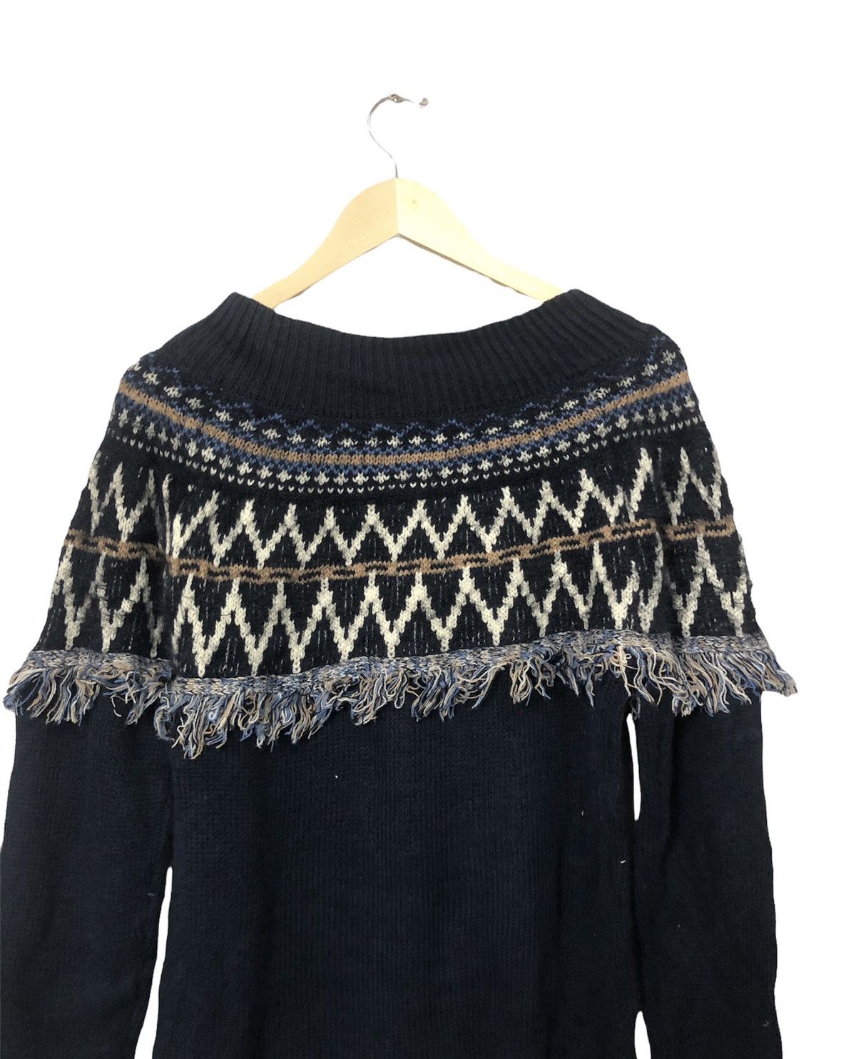 Aran Isles Knitwear Vintage Back Number Knitwear Sweater Jumper Size S / US 4 / IT 40 - 8 Thumbnail