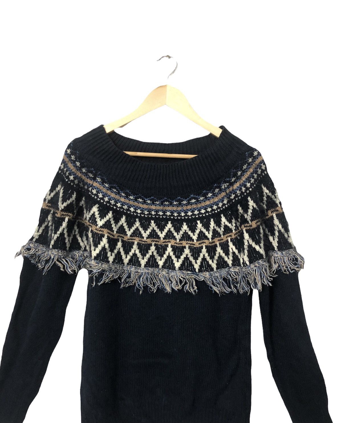 Aran Isles Knitwear Vintage Back Number Knitwear Sweater Jumper Size S / US 4 / IT 40 - 4 Thumbnail