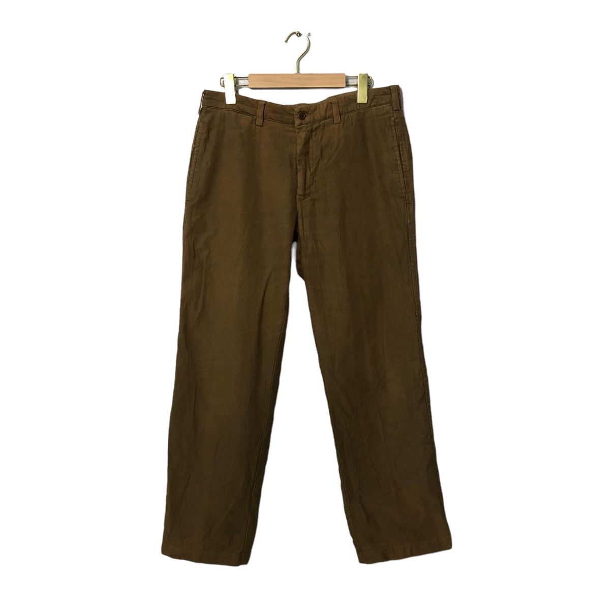 image of Corduroi Club x Henry Cottons Vintage Henry Cottons Corduroi Pants W32 Made In Bulgaria in Brown