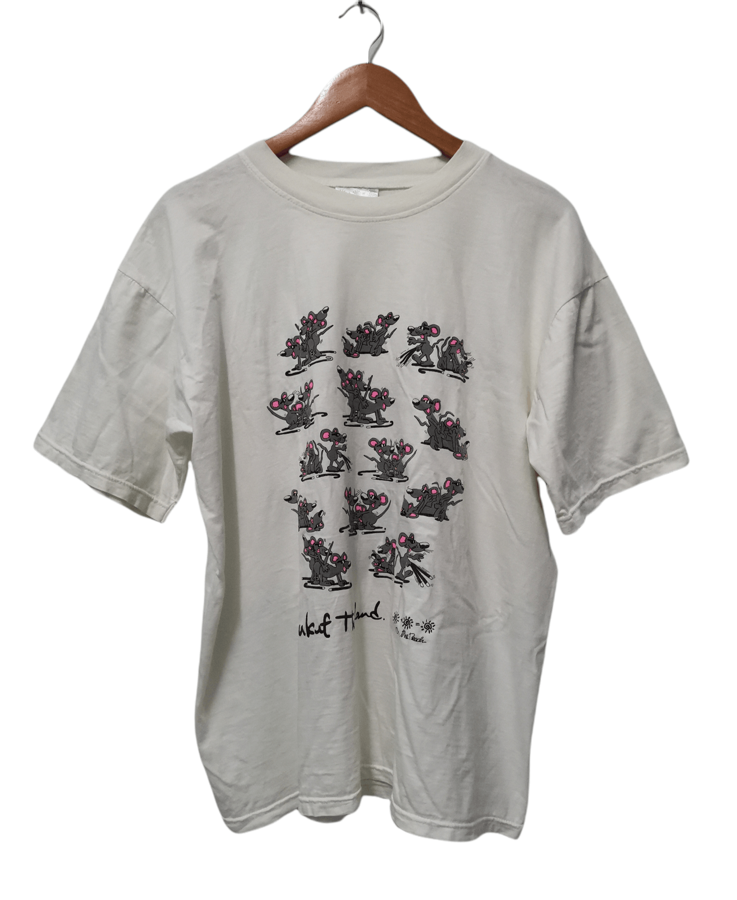 Vintage 🔥RARE🔥 Vintage Phuket Thailand 3 Some Mouse Tee Sex Porn Size US XL / EU 56 / 4 - 2 Thumbnail