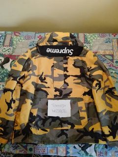 Supreme camo hot sale jacket yellow