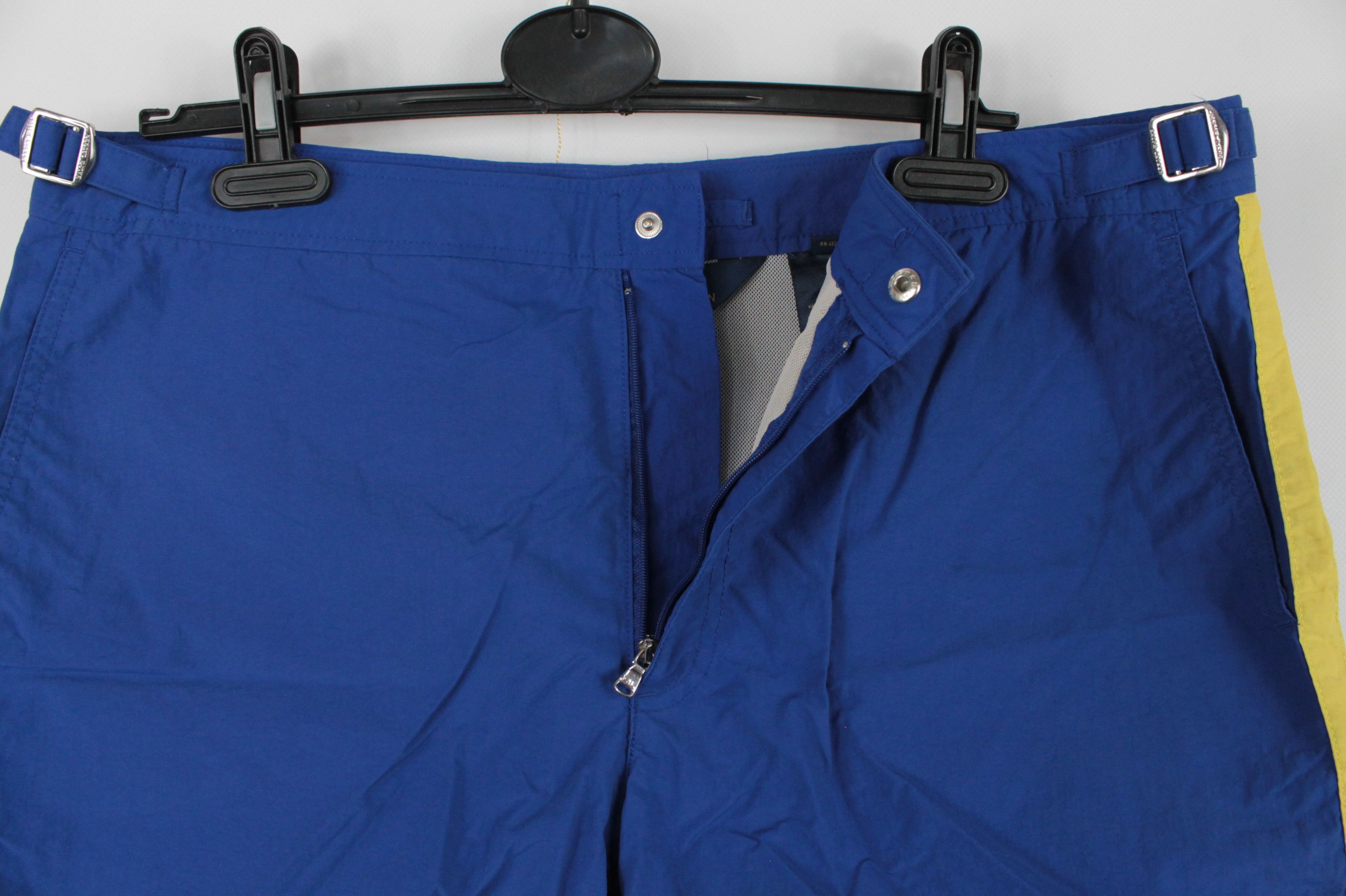 Polo Ralph Lauren Polo Ralph Lauren Blue Nylon Swim Wear Trunks Shorts Size US 36 / EU 52 - 4 Thumbnail