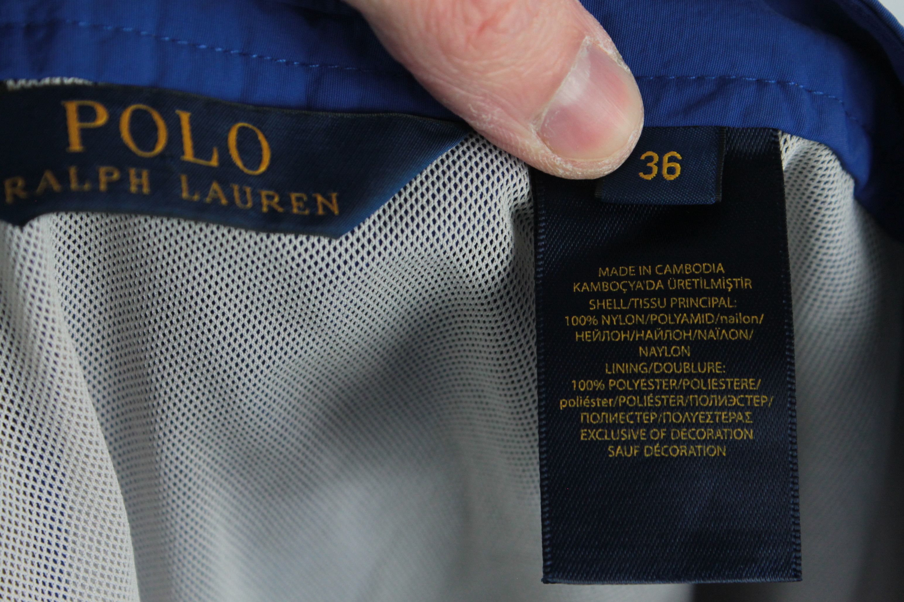 Polo Ralph Lauren Polo Ralph Lauren Blue Nylon Swim Wear Trunks Shorts Size US 36 / EU 52 - 9 Thumbnail