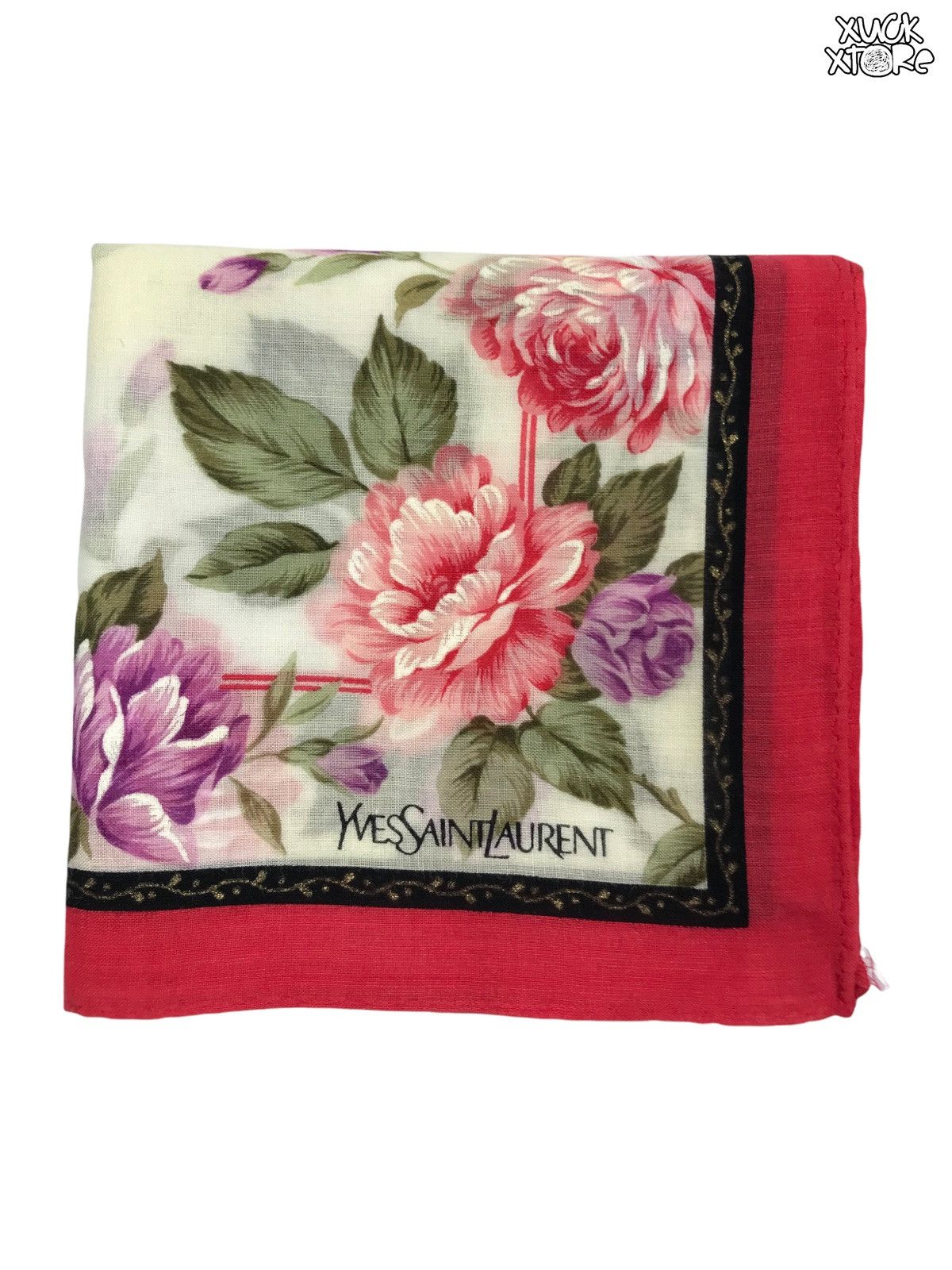 Yves Saint Laurent Yves Saint Laurent Handkerchief / Bandana / Neckerchief Size ONE SIZE - 1 Thumbnail