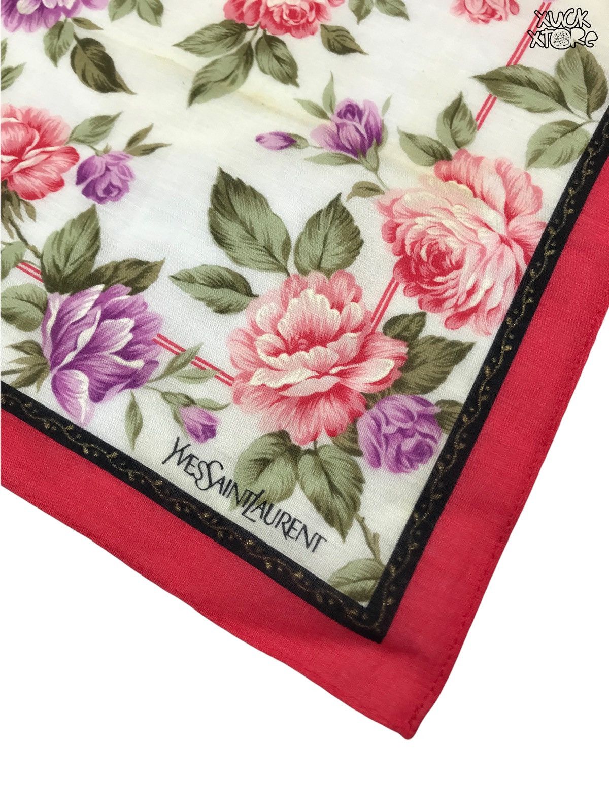 Yves Saint Laurent Yves Saint Laurent Handkerchief / Bandana / Neckerchief Size ONE SIZE - 3 Thumbnail