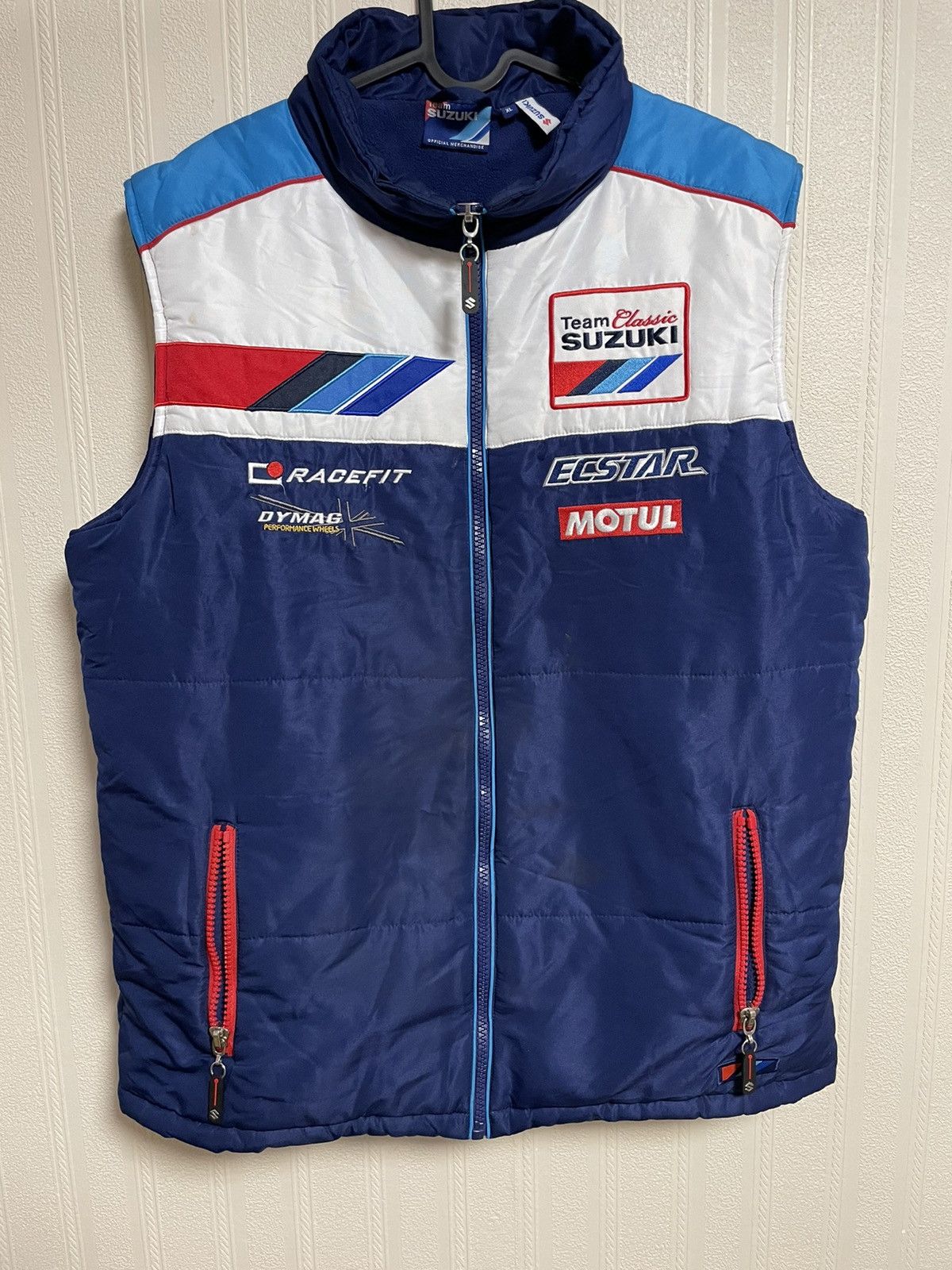 Veste de course Suzuki vintage des années 1990 - France