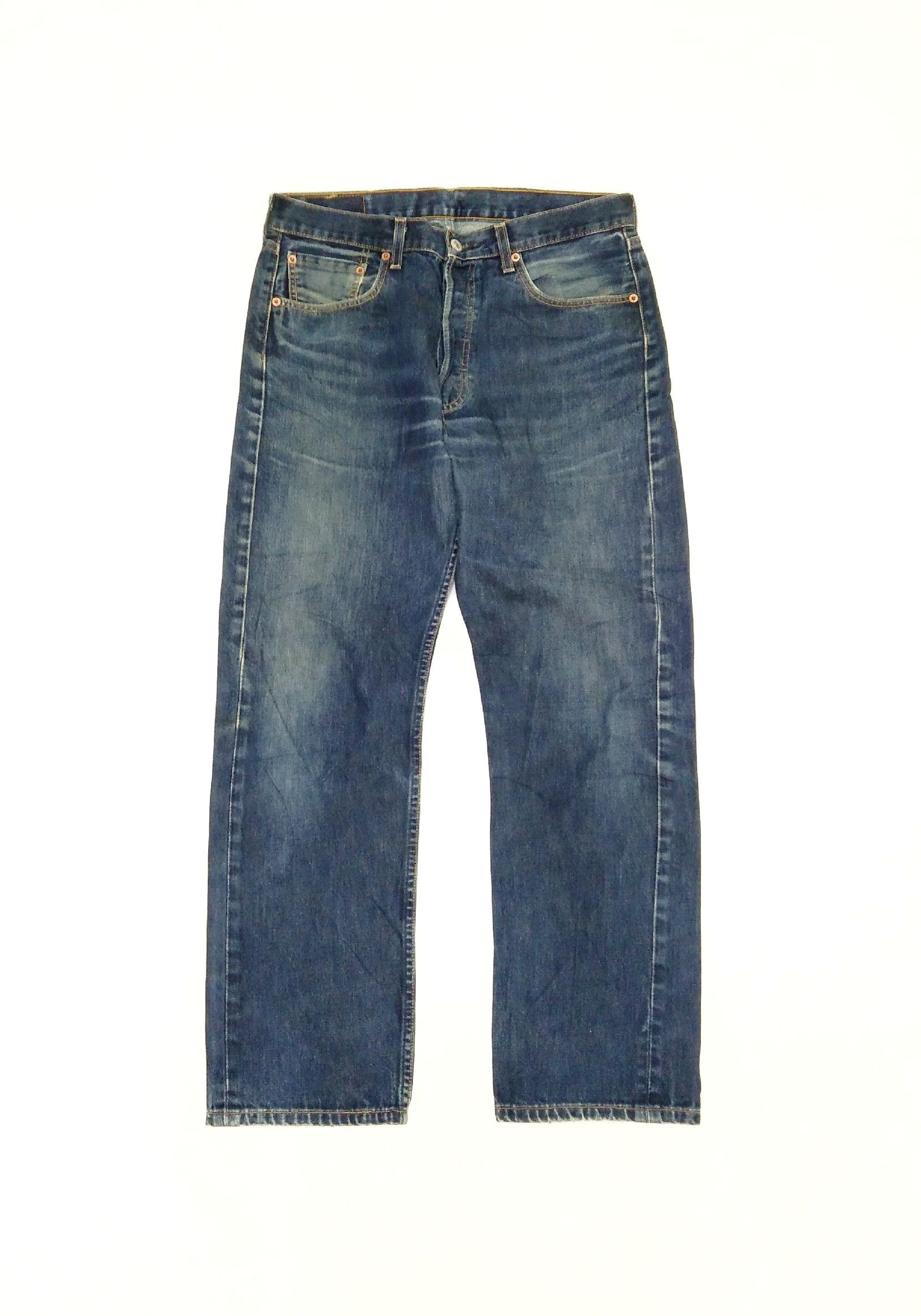 Levi's Vintage Levi's 501 Faded Blue Distressed Jeans 32x29 Size US 32 / EU 48 - 1 Thumbnail