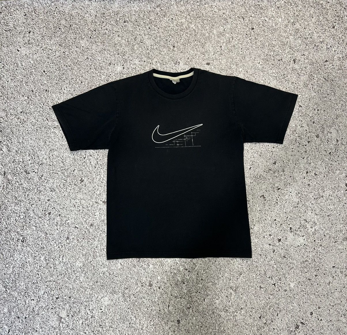 Nike × Vintage Vintage 90’s Nike Logo Swoosh T-Shirt Hype Y2K Size US XL / EU 56 / 4 - 1 Thumbnail