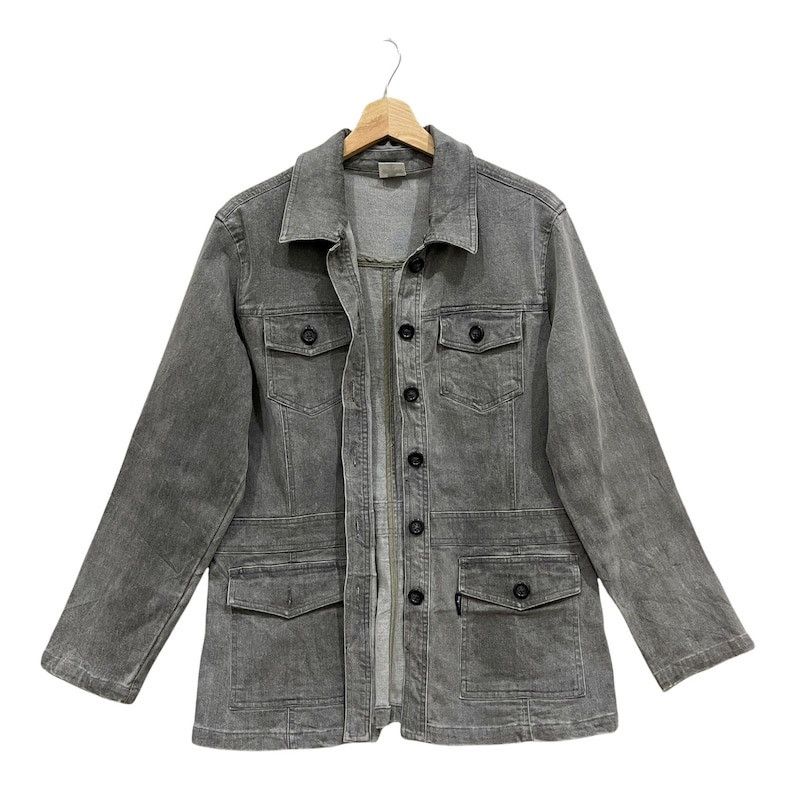 Vintage!! Golden Bear USA Denim Trucker Jacket