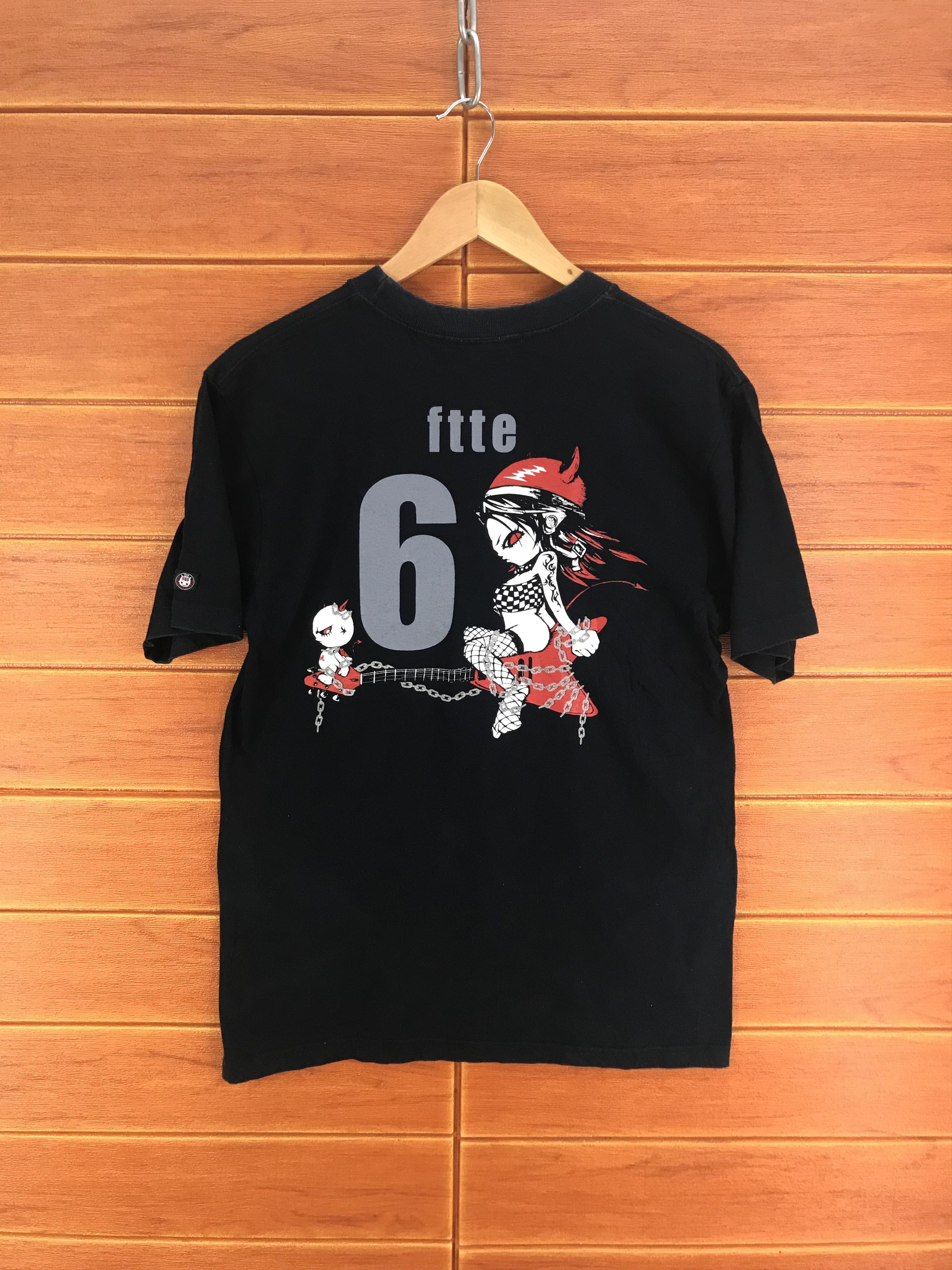 Anime Vintage Cospa Fate 666 Flying Guitar Anime T-Shirt Size US M / EU 48-50 / 2 - 2 Thumbnail