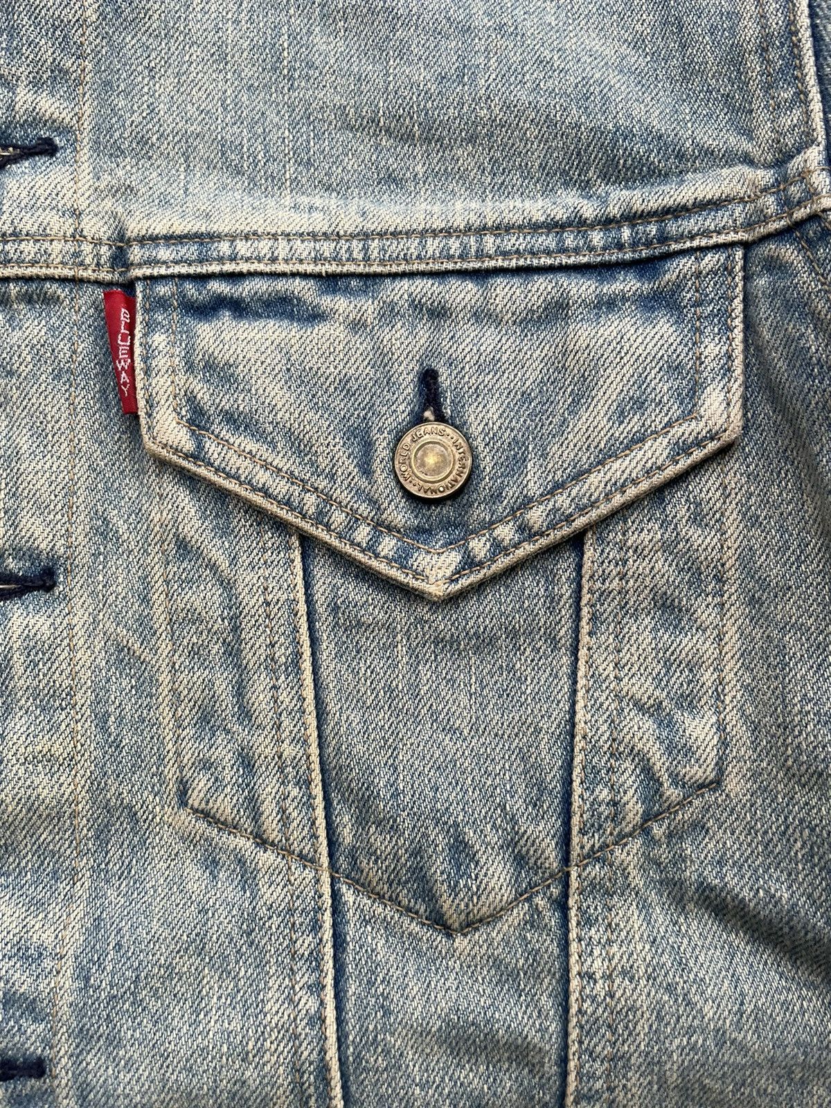 Japanese Brand Vintage Blue Way Denim Jacket Size US M / EU 48-50 / 2 - 13 Thumbnail
