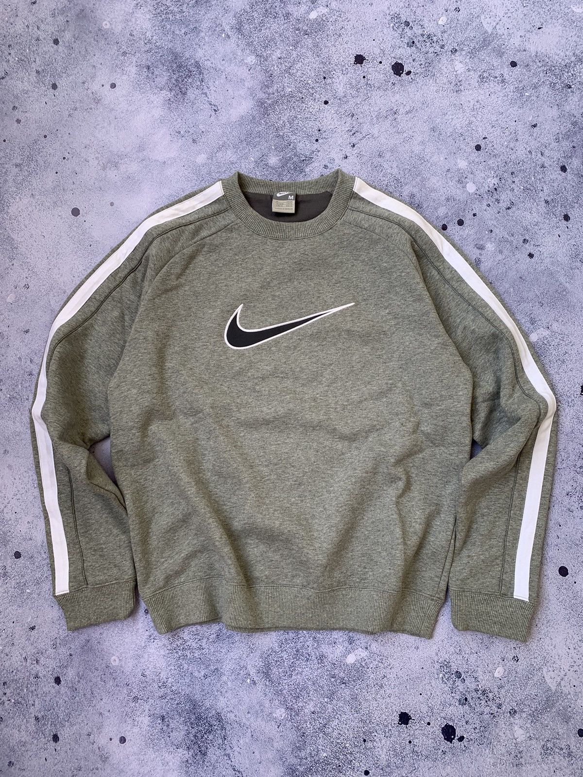 90'S Nike One Point Logo Sweatshirt, Men's M Size, Vintage cotton gray type Vintage Second Hand main image 0