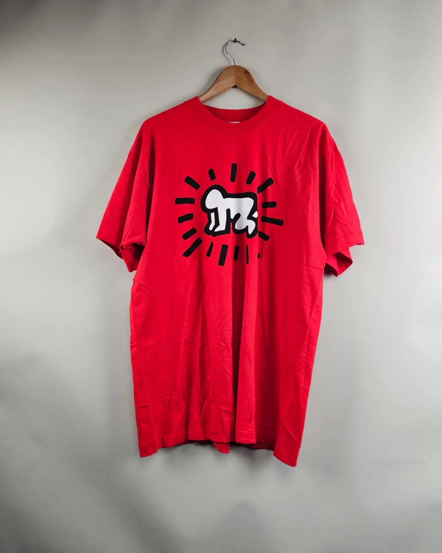 Keith Haring 80s Keith Haring Baby Pop Shop Art Tee Size US XL / EU 56 / 4 - 8 Thumbnail