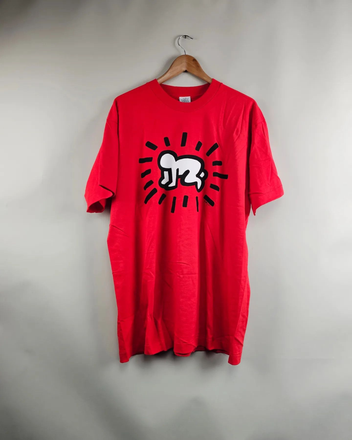Keith Haring 80s Keith Haring Baby Pop Shop Art Tee Size US XL / EU 56 / 4 - 1 Thumbnail