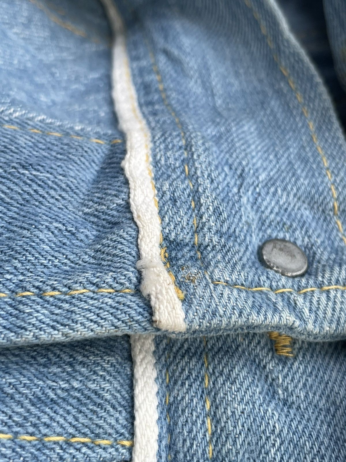 Vintage Vintage Rox Selvedge Denim Jacket Size US M / EU 48-50 / 2 - 9 Thumbnail