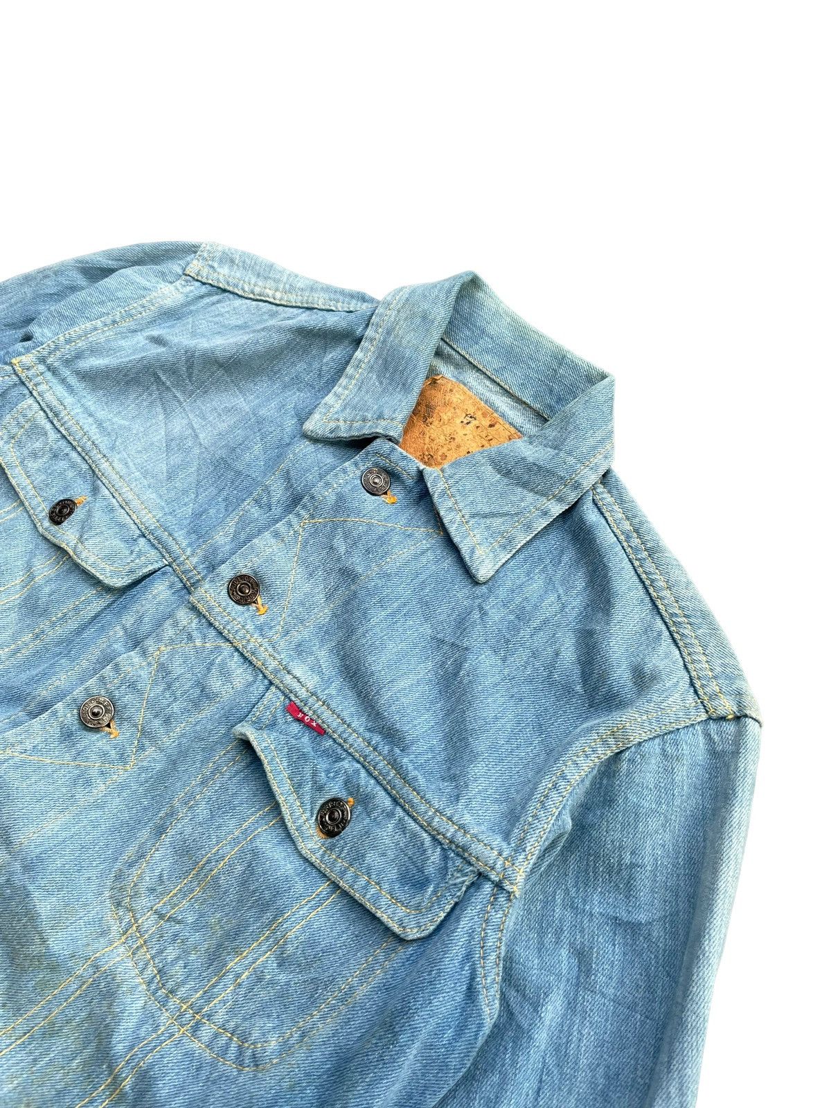Vintage Vintage Rox Selvedge Denim Jacket Size US M / EU 48-50 / 2 - 2 Thumbnail