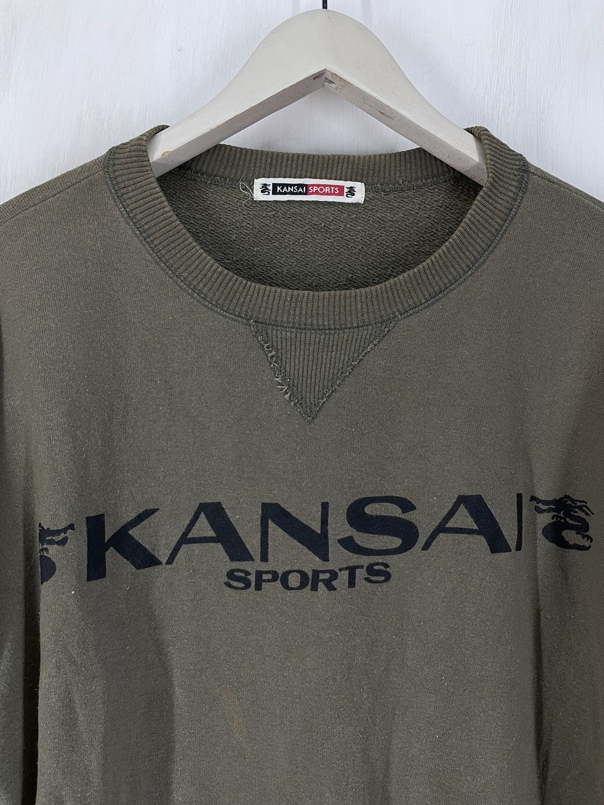 Kansai Yamamoto Vintage 90s Kansai Sports sweatshirt Size US L / EU 52-54 / 3 - 3 Thumbnail