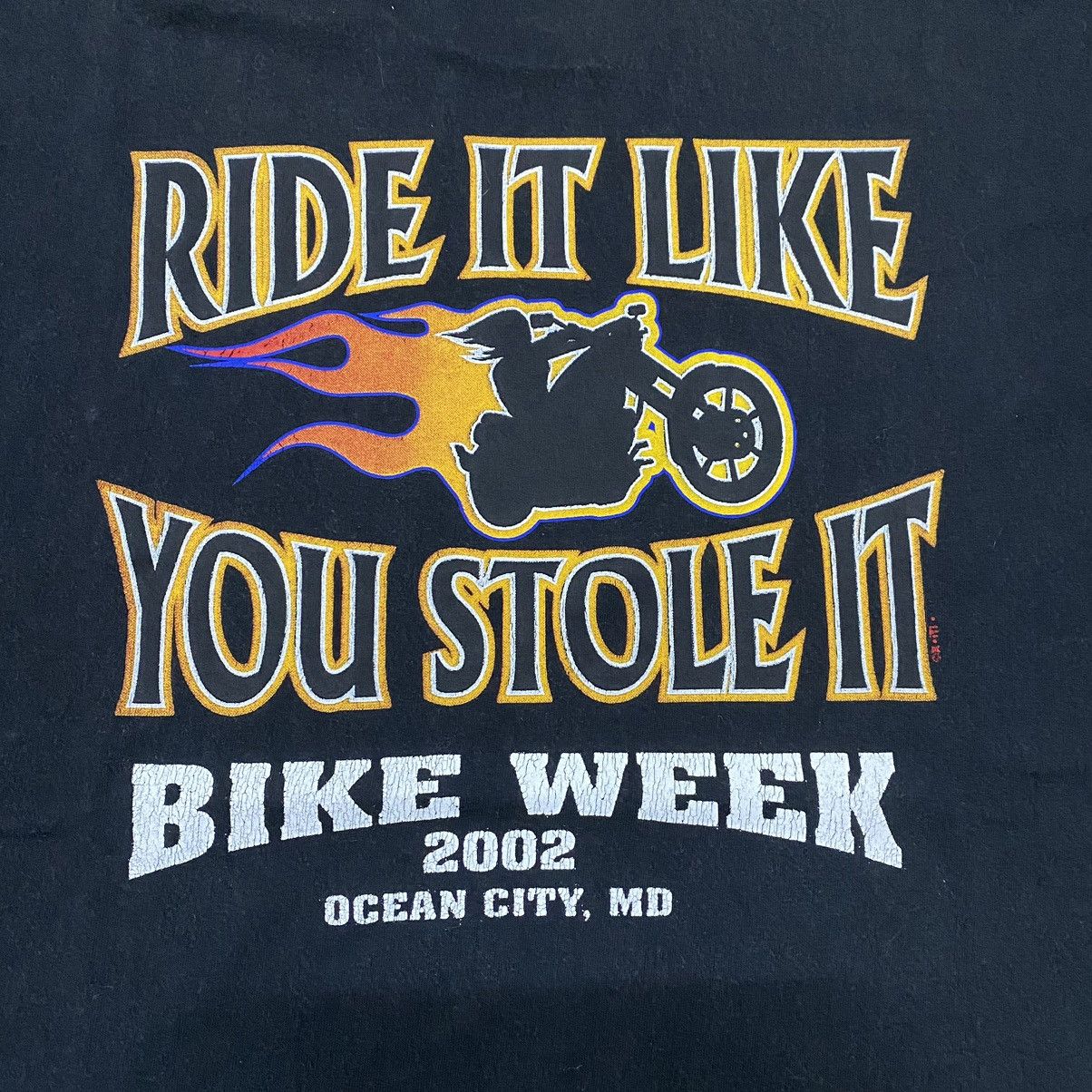 GOREWEAR Cycle Wear Bike Week “Ride It Like You Stole It” Tshirt Size US XL / EU 56 / 4 - 10 Thumbnail
