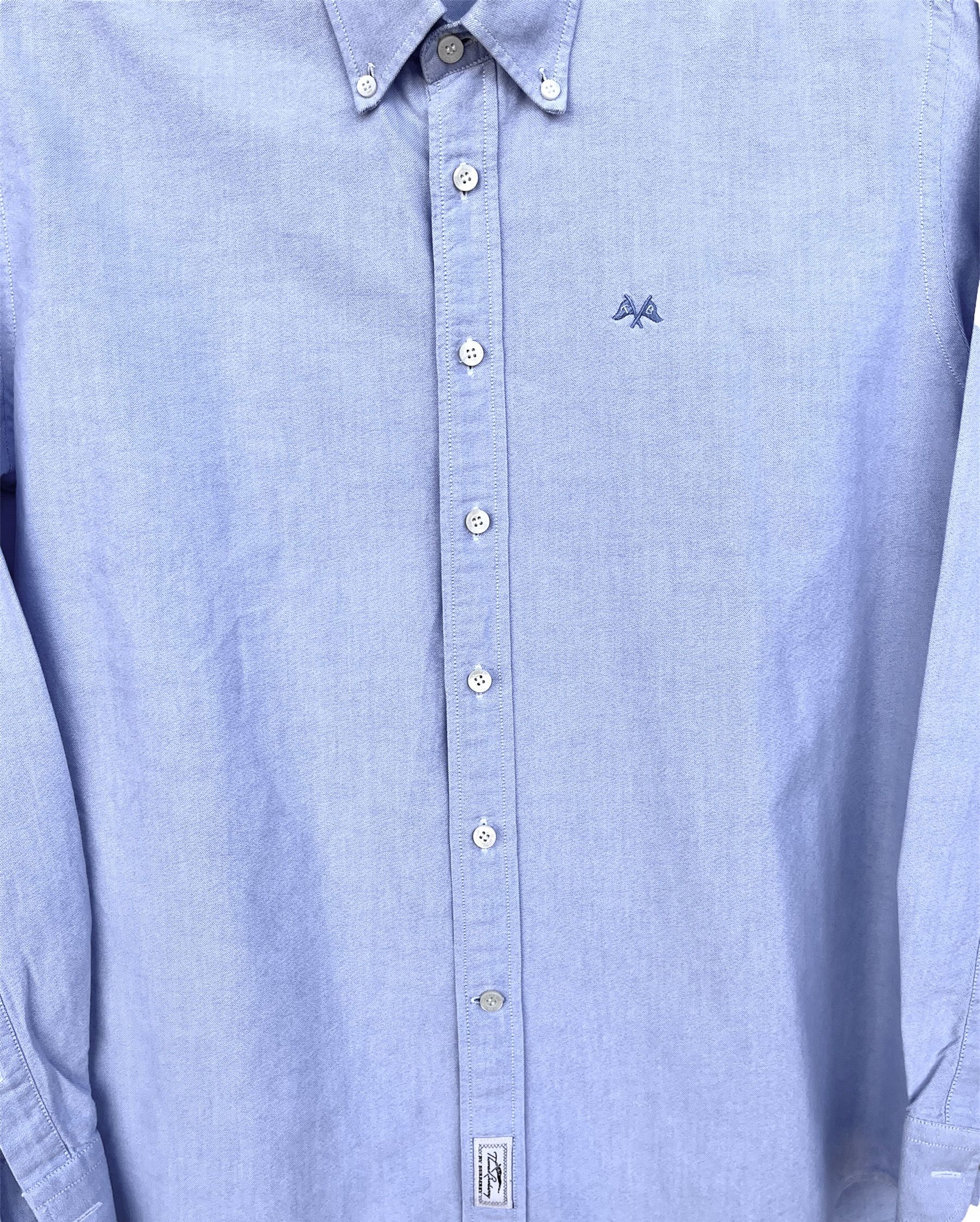 Burberry 🔥 TB Burberry blue classic shirt size L Size US L / EU 52-54 / 3 - 3 Thumbnail