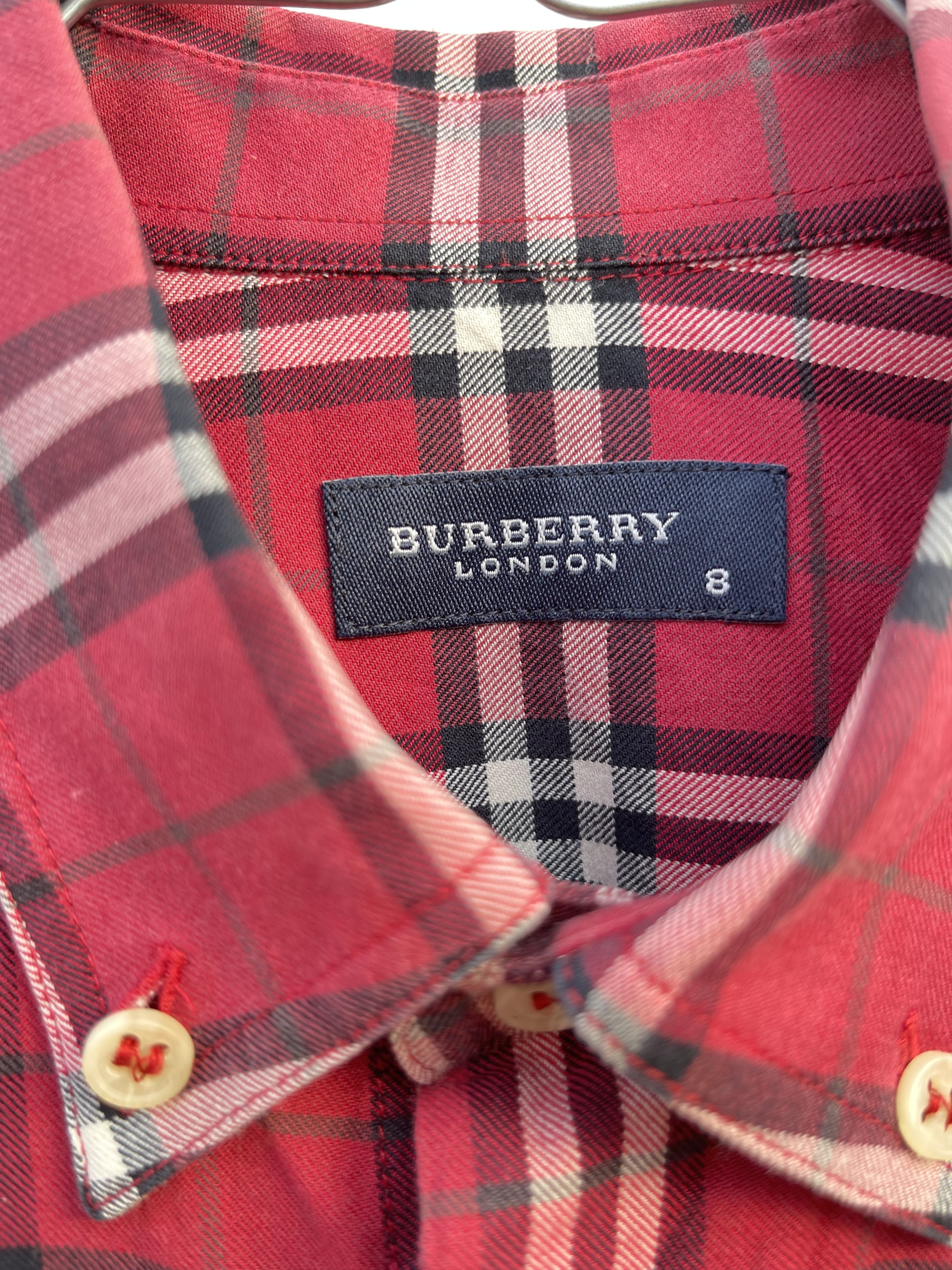 Burberry 🔥kids novacheck red shirt Burberry shirt Size 8 years Size US XXS / EU 40 - 2 Thumbnail
