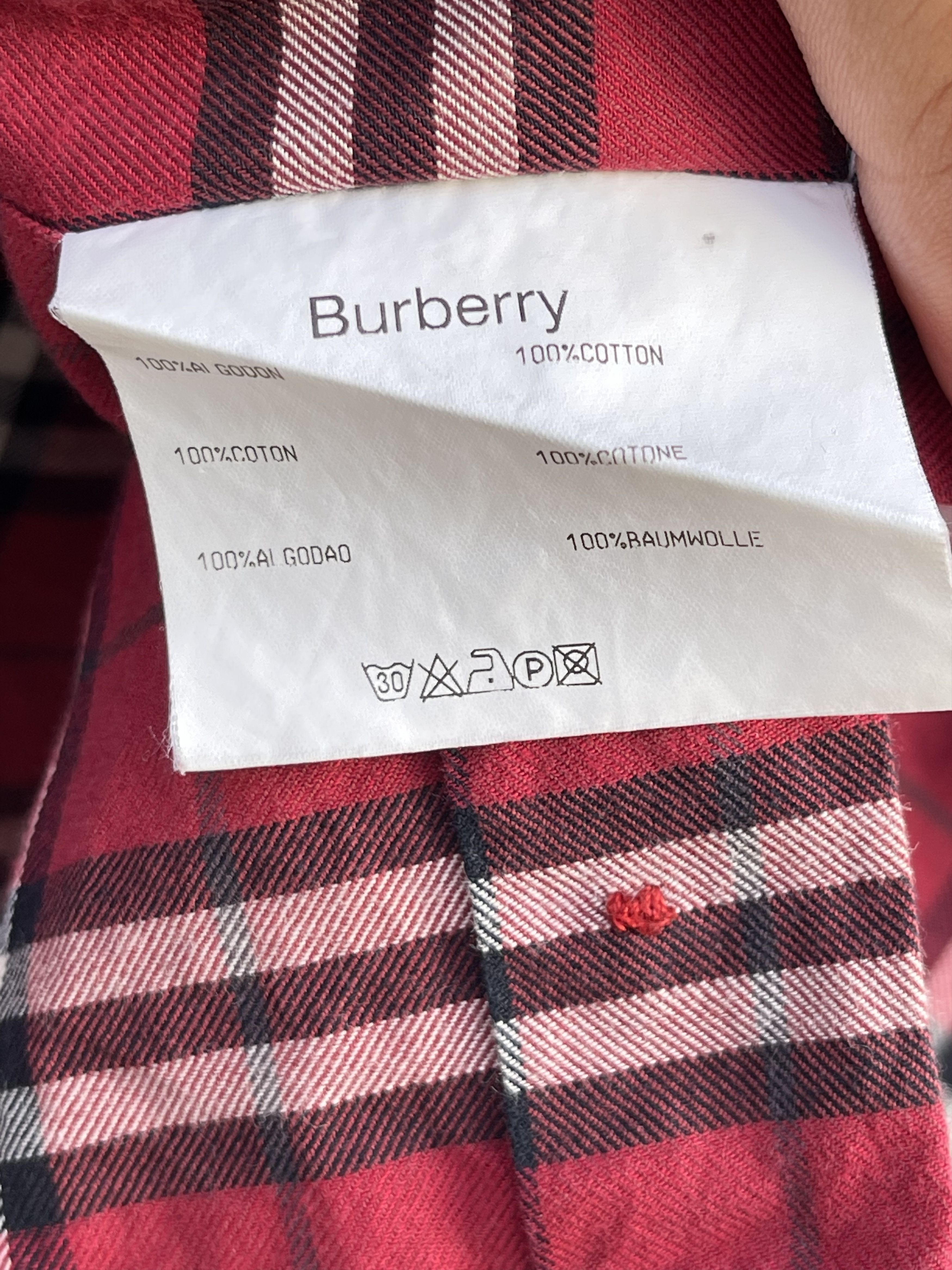 Burberry 🔥kids novacheck red shirt Burberry shirt Size 8 years Size US XXS / EU 40 - 5 Thumbnail