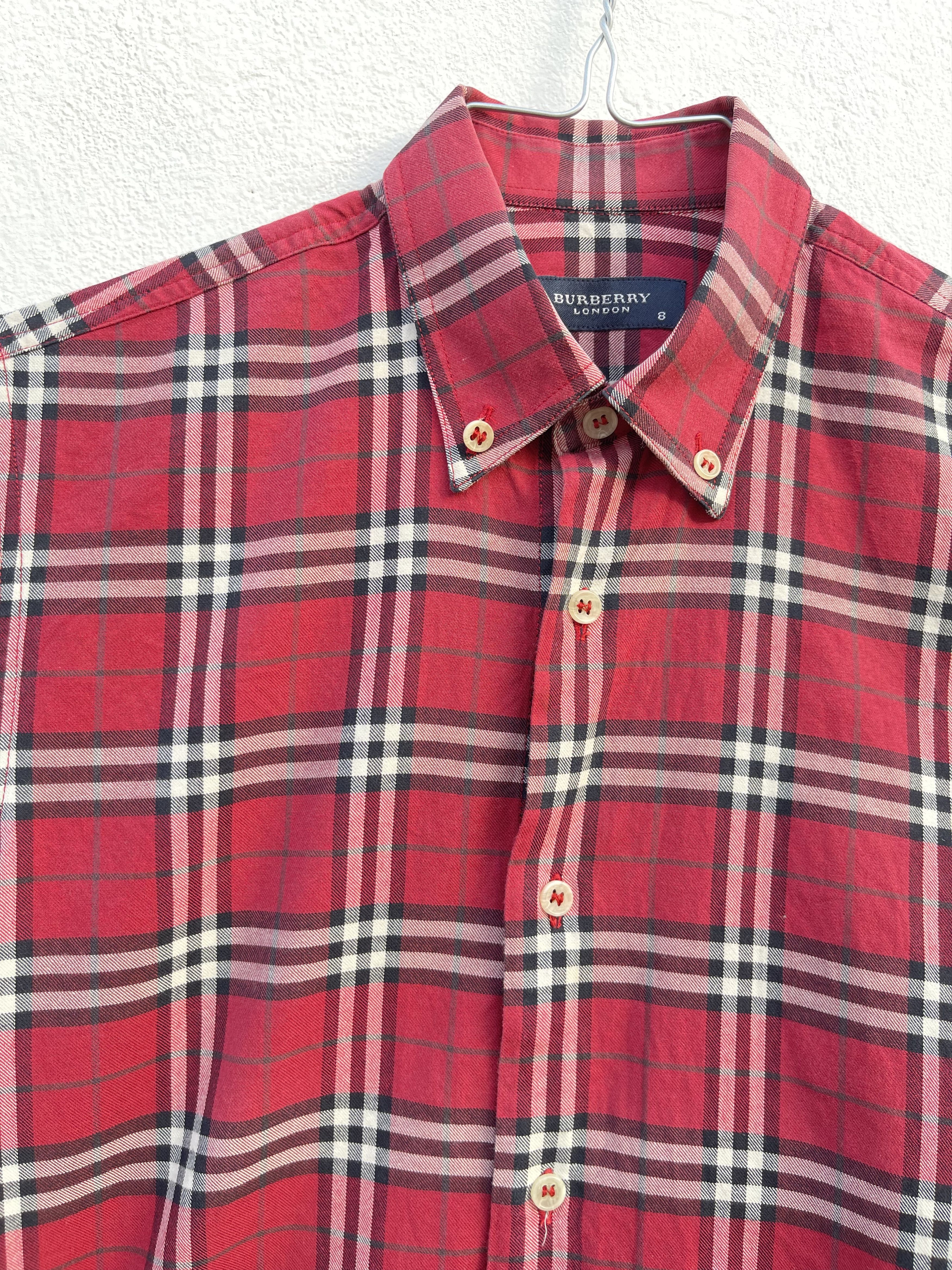 Burberry 🔥kids novacheck red shirt Burberry shirt Size 8 years Size US XXS / EU 40 - 3 Thumbnail