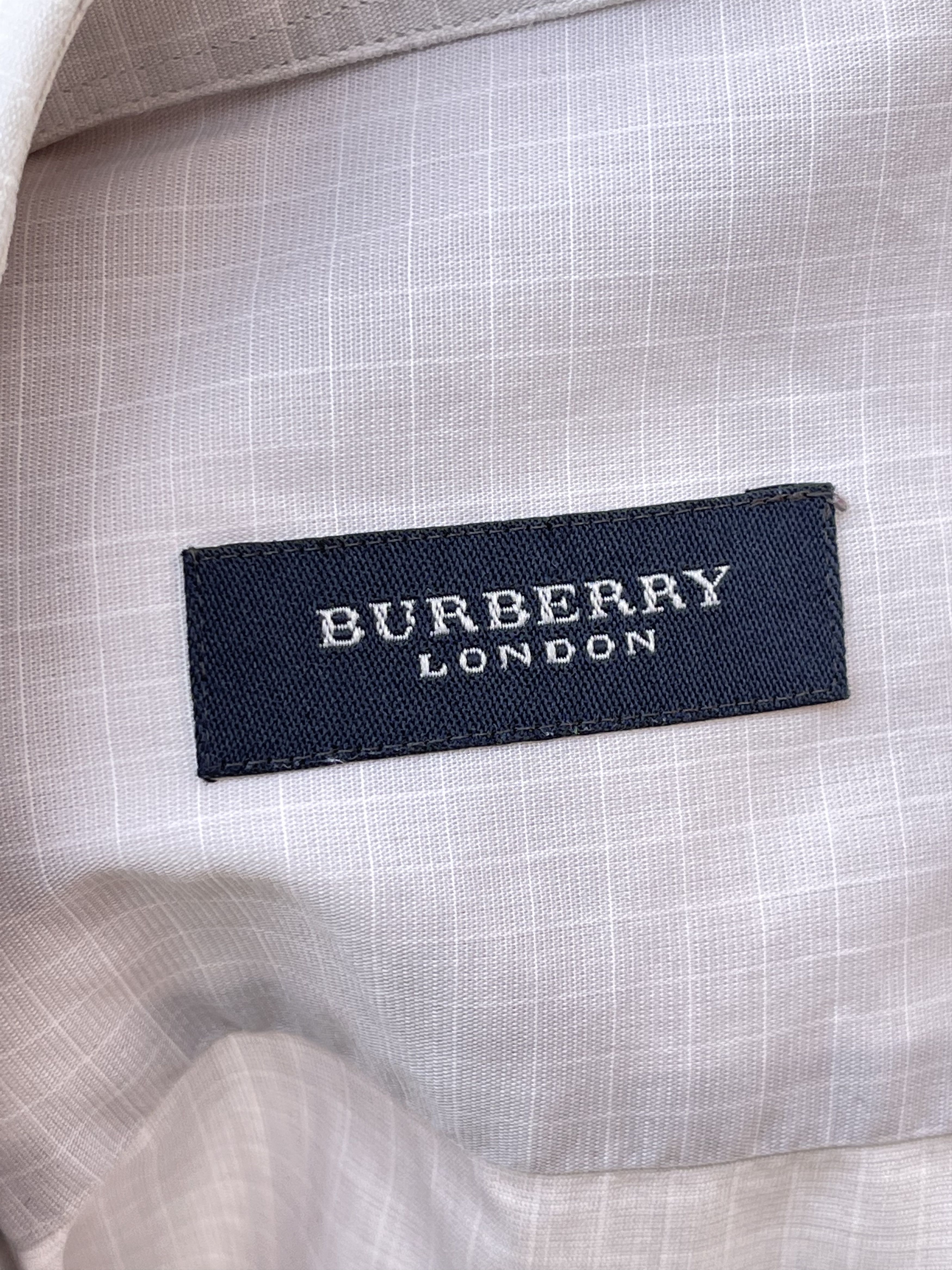 Burberry 🔥 Burberry gray checkered shirt size L cotton Size US L / EU 52-54 / 3 - 8 Thumbnail