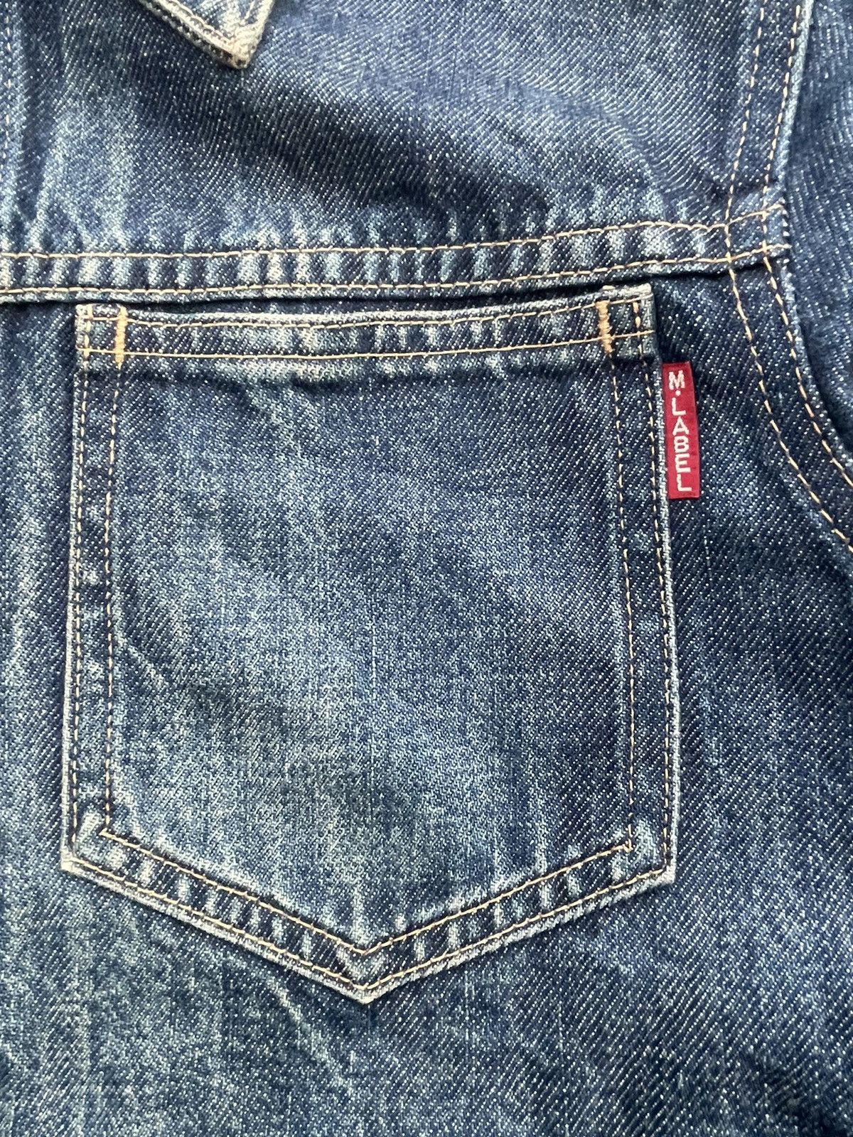 Japanese Brand Vintage M Label Denim Jacket Size US S / EU 44-46 / 1 - 13 Thumbnail
