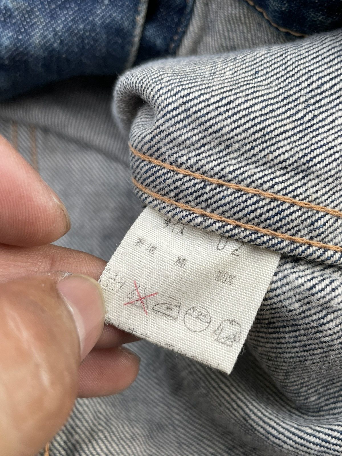 Japanese Brand Vintage M Label Denim Jacket Size US S / EU 44-46 / 1 - 8 Thumbnail