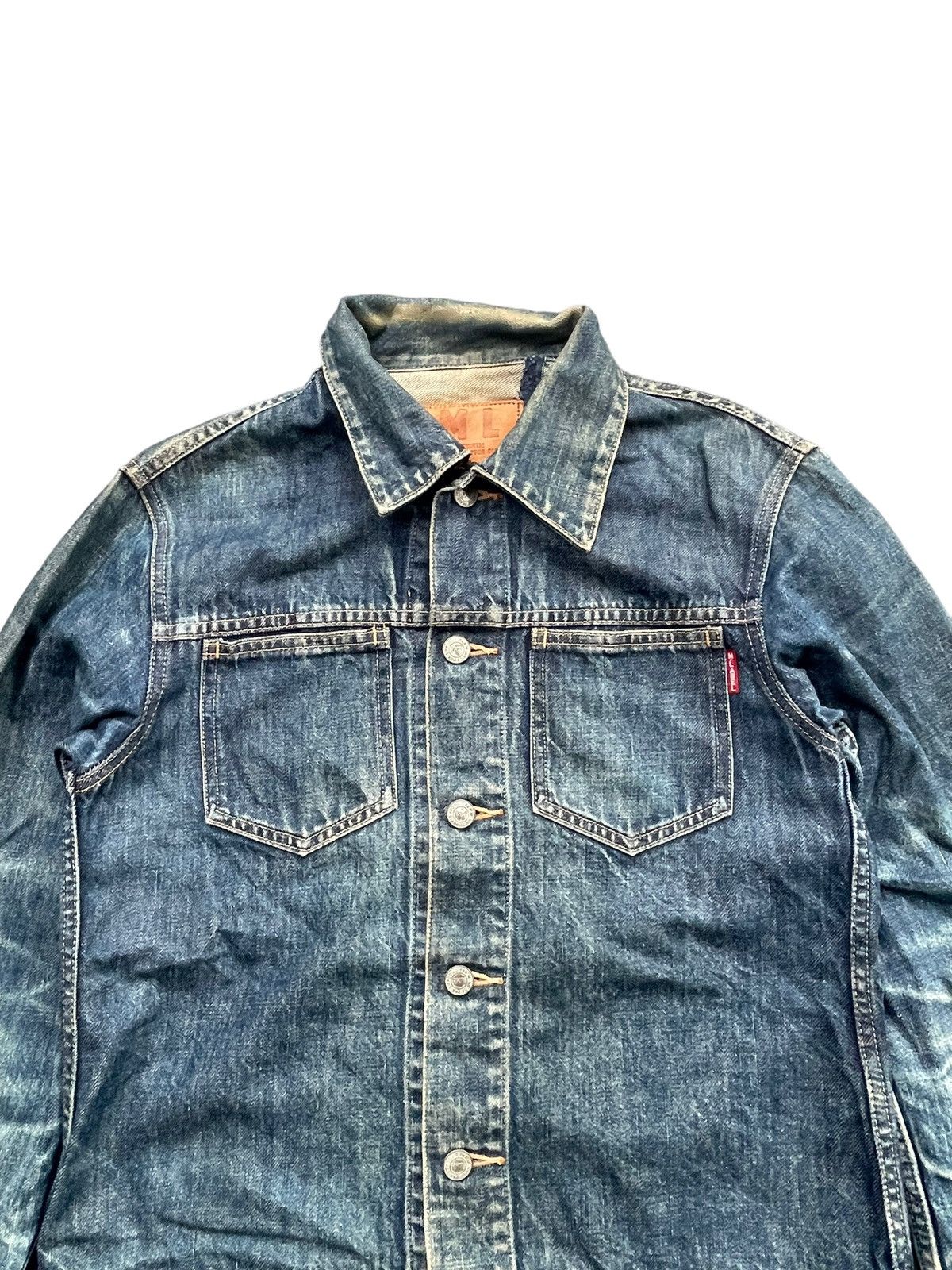 Japanese Brand Vintage M Label Denim Jacket Size US S / EU 44-46 / 1 - 3 Thumbnail
