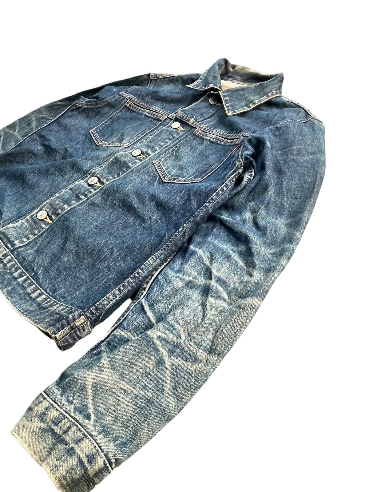 Japanese Brand Vintage M Label Denim Jacket Size US S / EU 44-46 / 1 - 2 Thumbnail