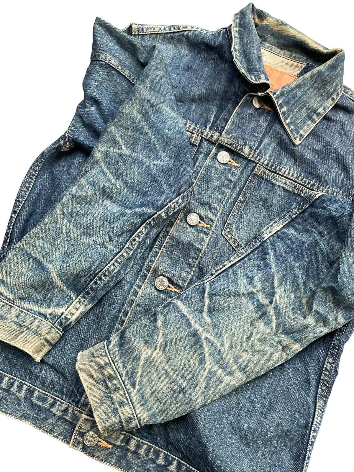 Japanese Brand Vintage M Label Denim Jacket Size US S / EU 44-46 / 1 - 4 Thumbnail