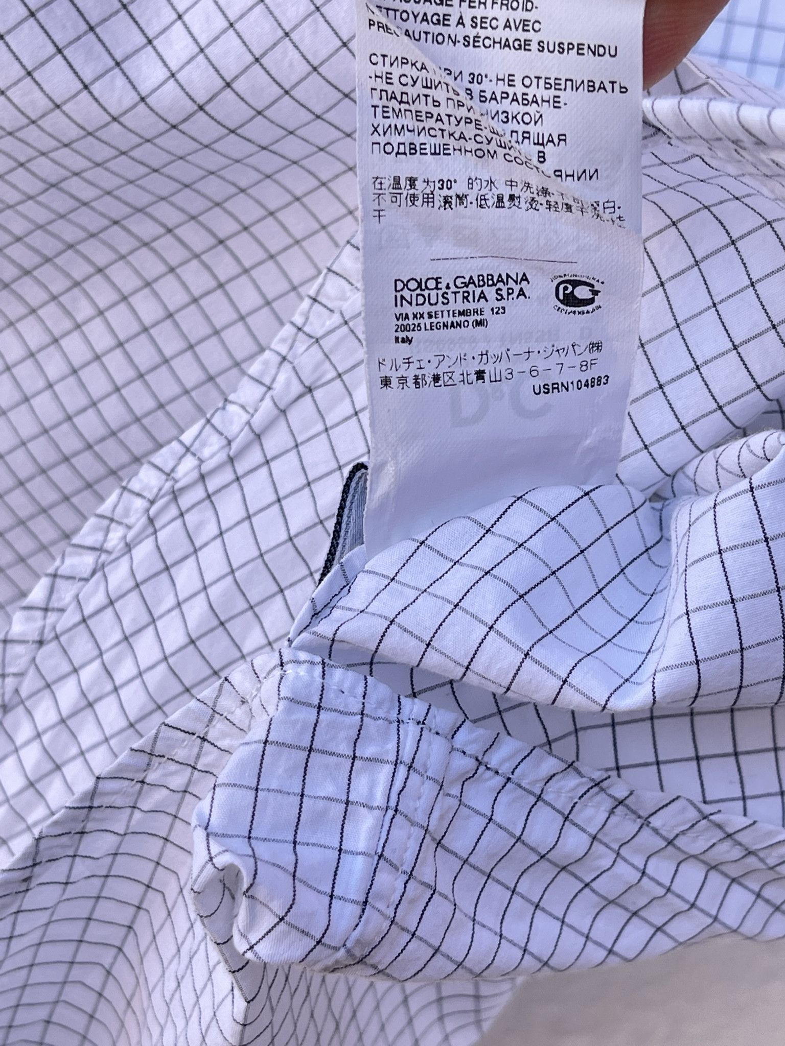 Dolce & Gabbana 🔥 Dolce and Gabbana D&G plaid white shirt size Small Size US S / EU 44-46 / 1 - 9 Thumbnail