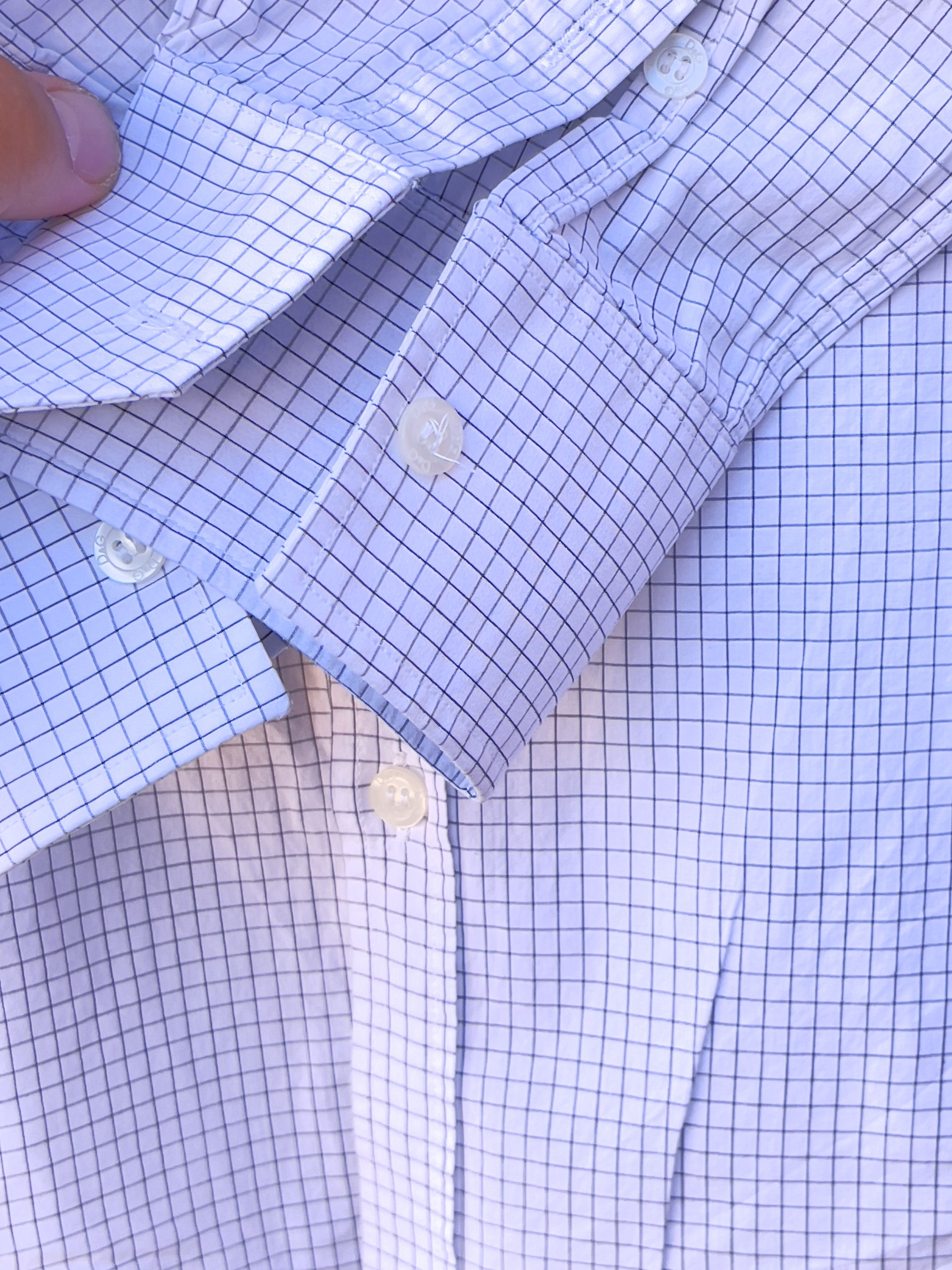 Dolce & Gabbana 🔥 Dolce and Gabbana D&G plaid white shirt size Small Size US S / EU 44-46 / 1 - 4 Thumbnail
