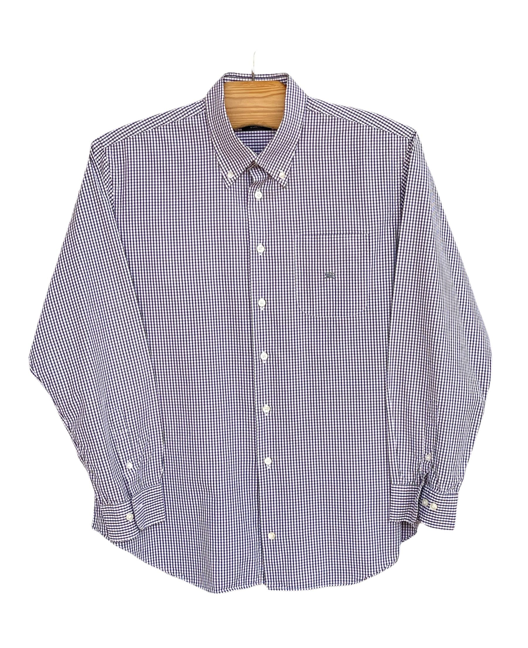 🔥 Burberry plaid checkred shirt size xl