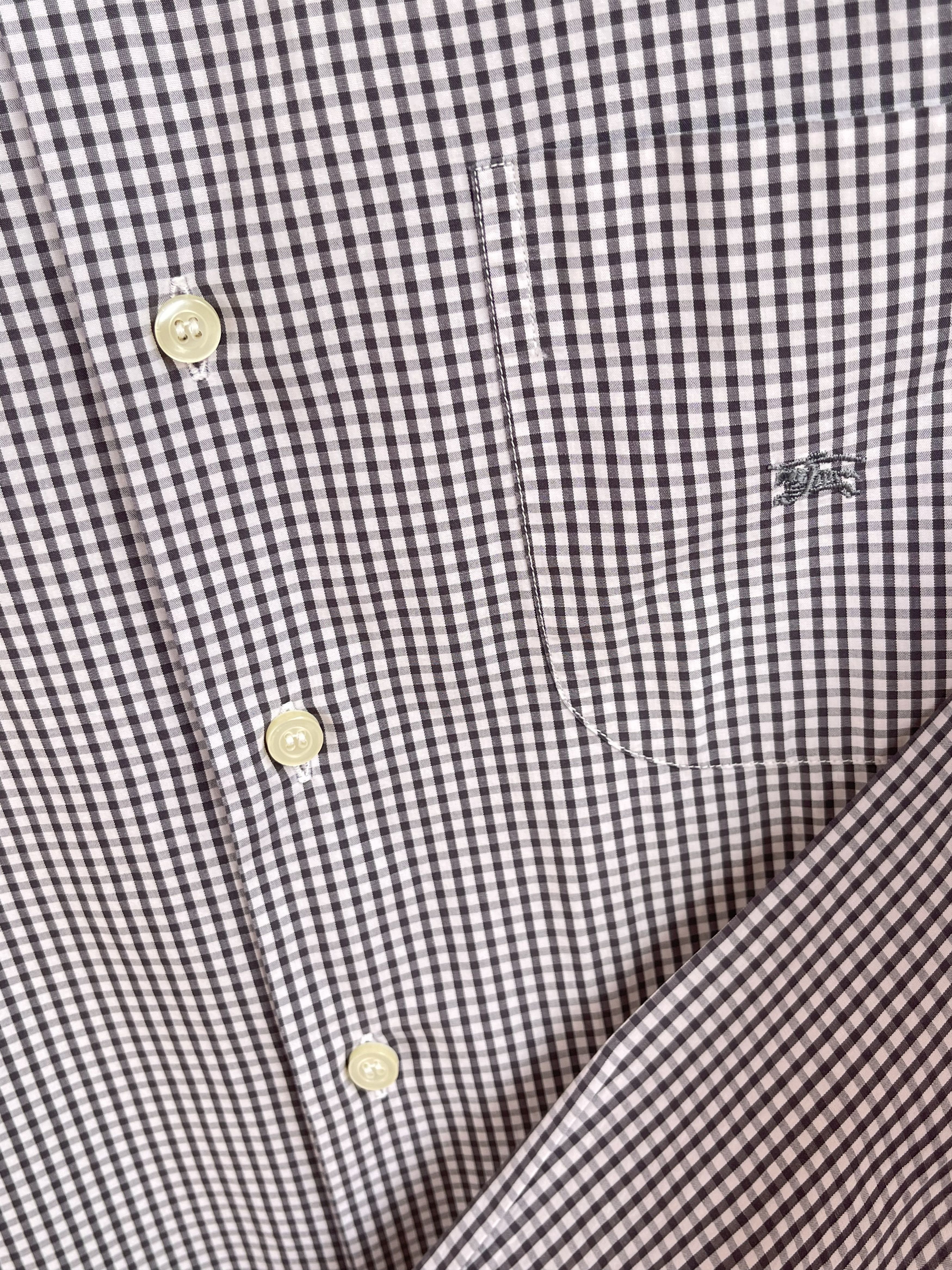 🔥 Burberry plaid checkred shirt size xl