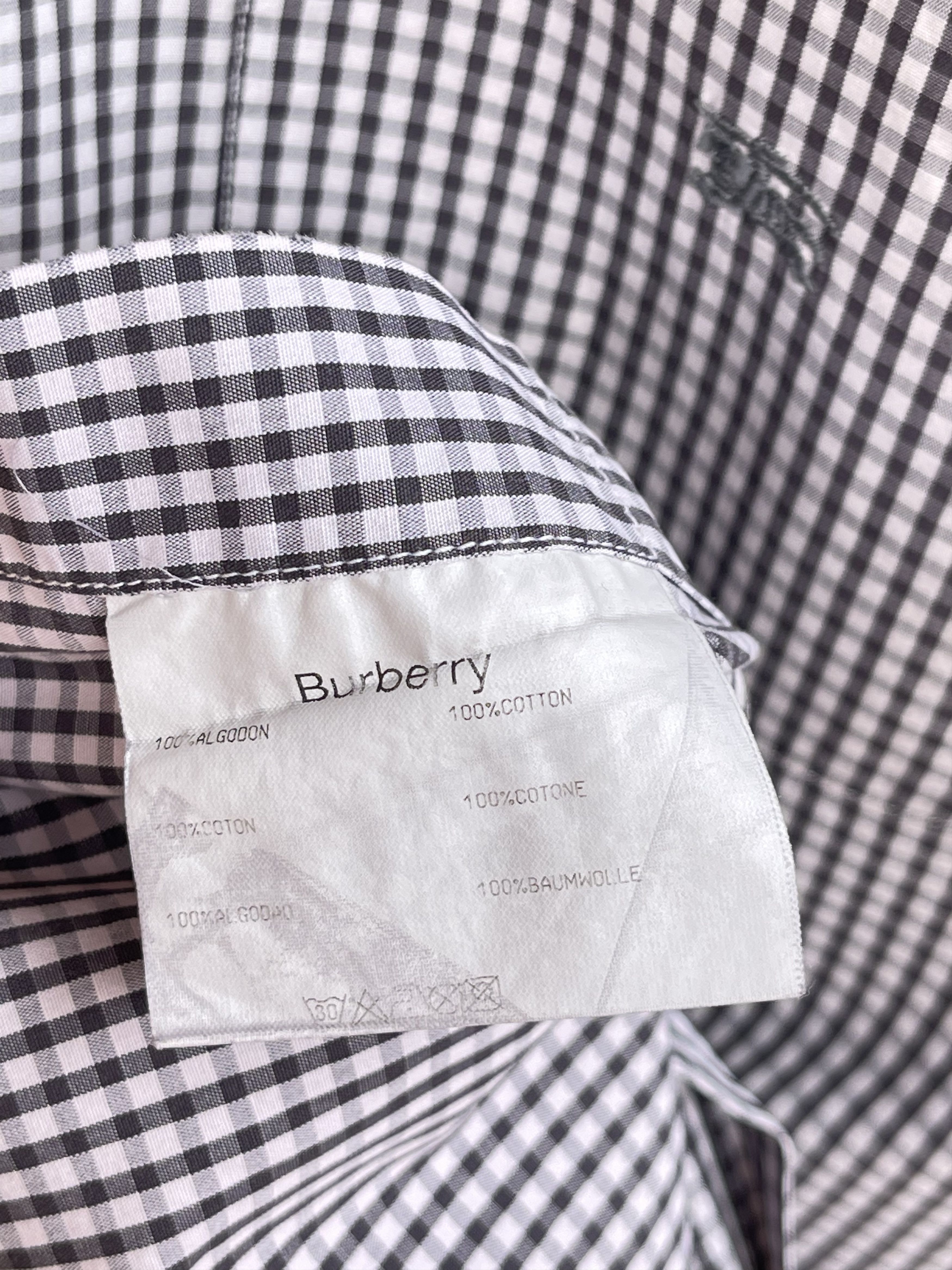 🔥 Burberry plaid checkred shirt size xl