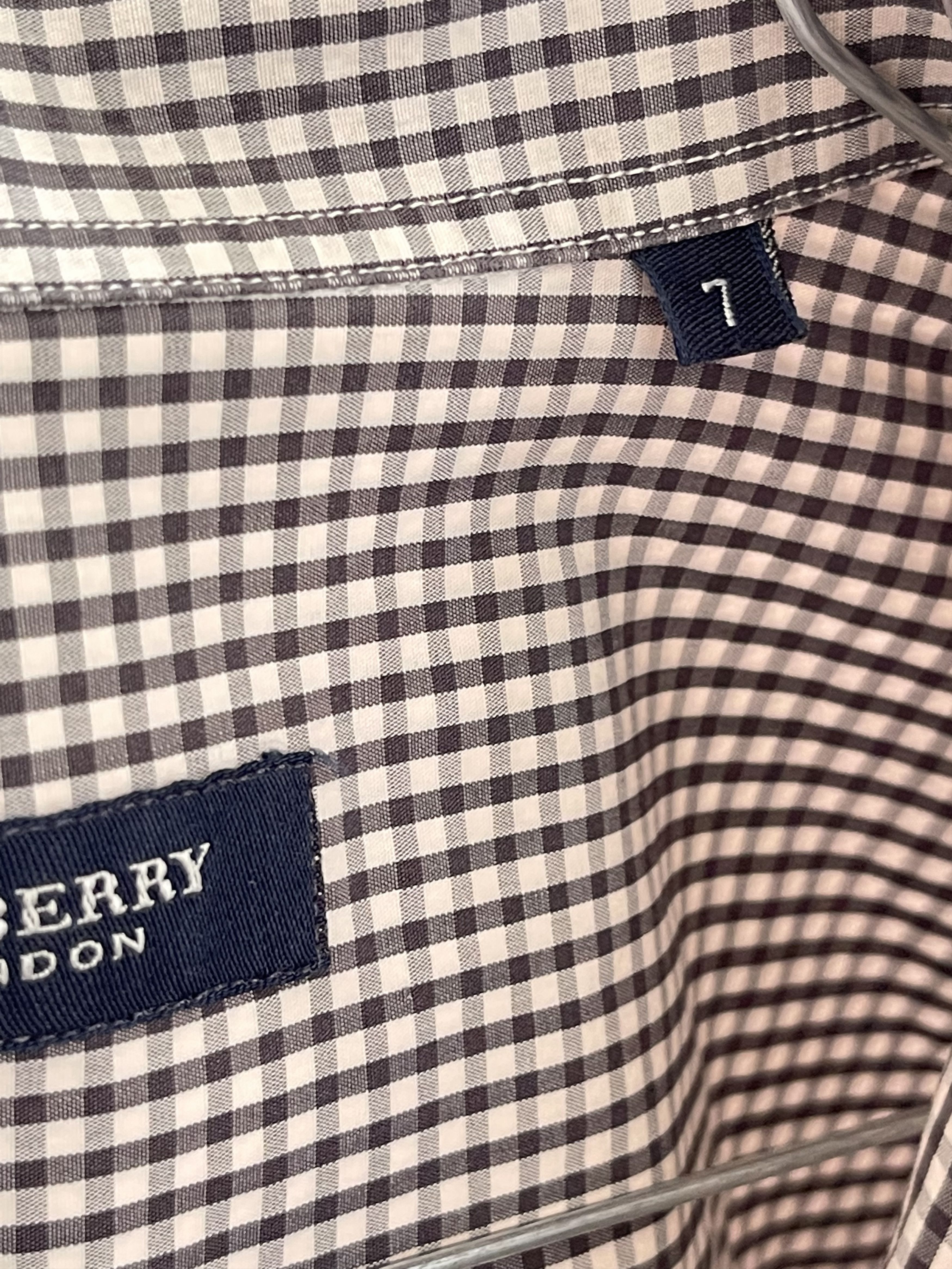🔥 Burberry plaid checkred shirt size xl