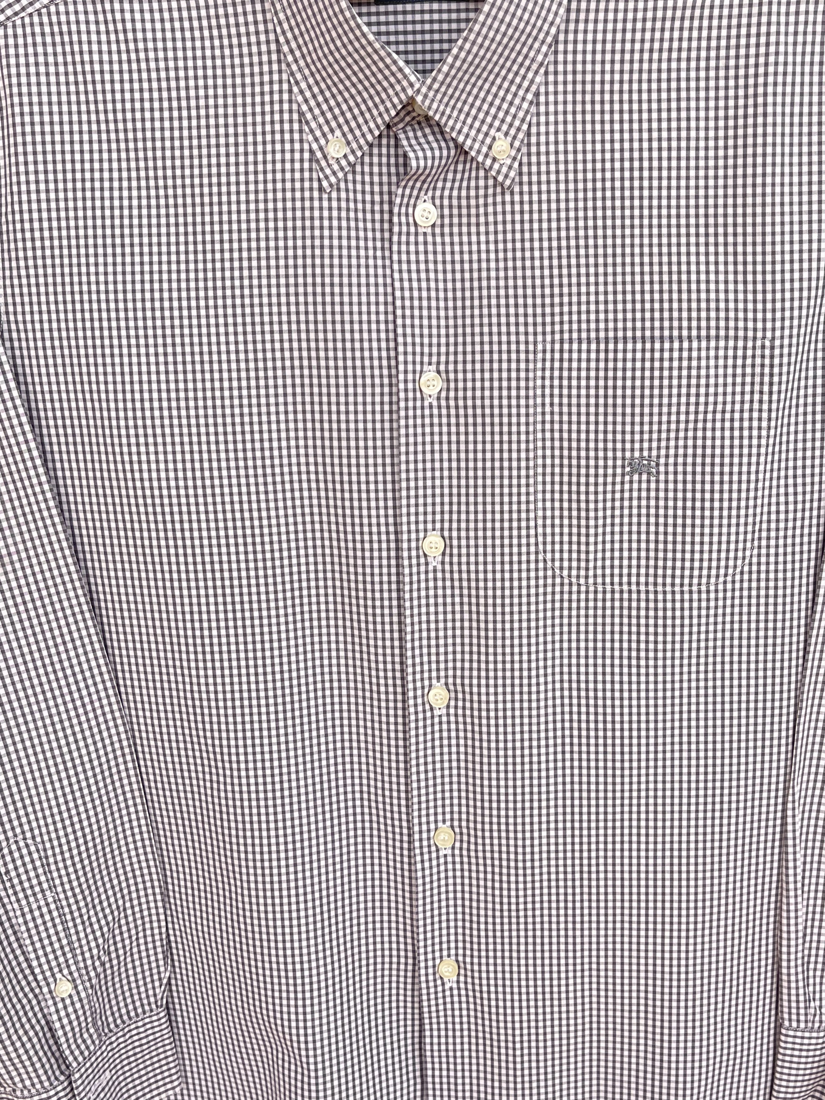 🔥 Burberry plaid checkred shirt size xl
