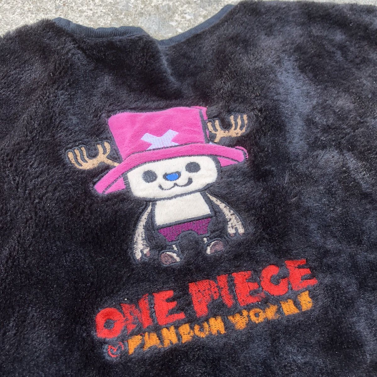 Anime × Japanese Brand × One Piece 🔥Rare🔥🇯🇵One Piece Embroidery Sherpa Fleece Outdoor Vests Size US S / EU 44-46 / 1 - 7 Thumbnail