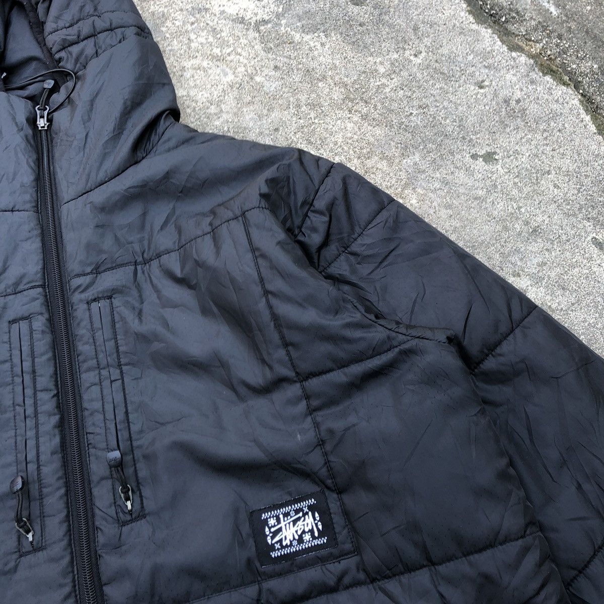 Stussy × Vintage 🔥Survival🔥Stussy Thermolite Expidition Winter Light Jacket Size US L / EU 52-54 / 3 - 6 Thumbnail