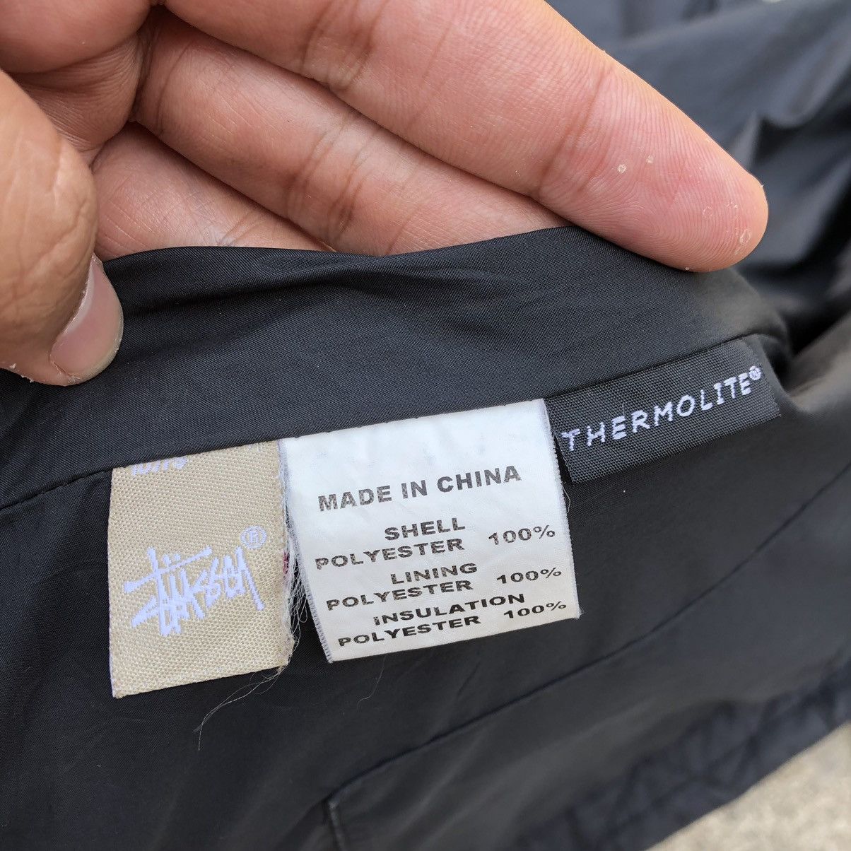 Stussy × Vintage 🔥Survival🔥Stussy Thermolite Expidition Winter Light Jacket Size US L / EU 52-54 / 3 - 18 Thumbnail