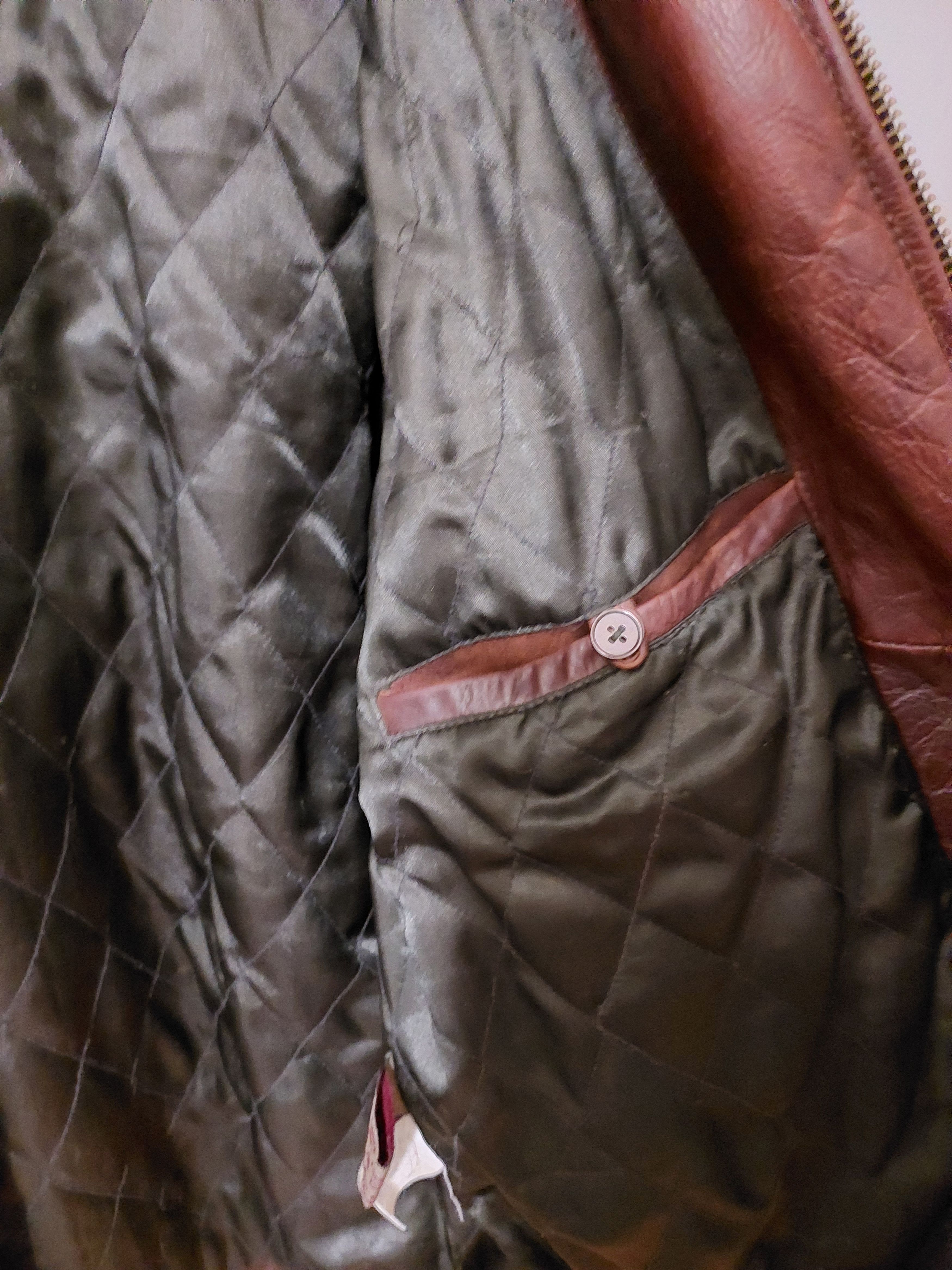 Vintage 🇺🇲 LeatherMan jacket coat beautifull brown size M mens Size US M / EU 48-50 / 2 - 12 Thumbnail