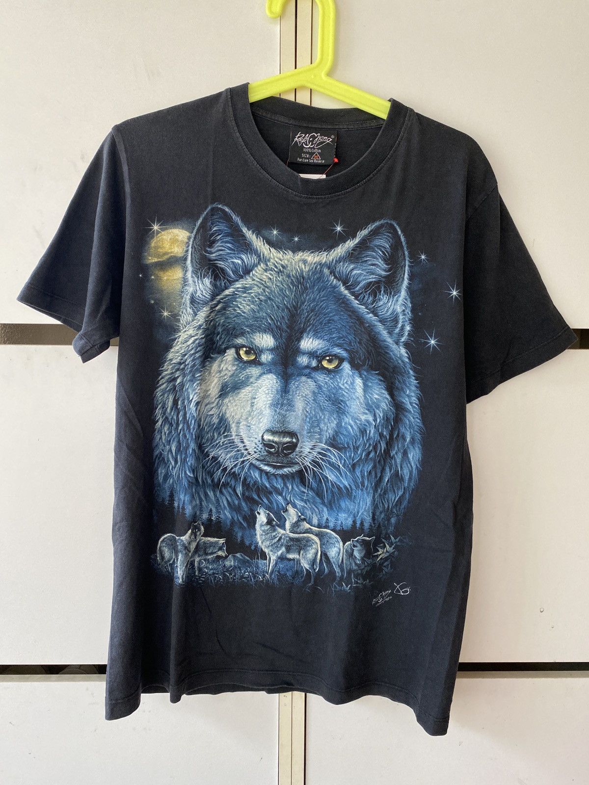 Vintage VINTAGE WOLVE PRINT T SHIRT Size US M / EU 48-50 / 2 - 6 Thumbnail